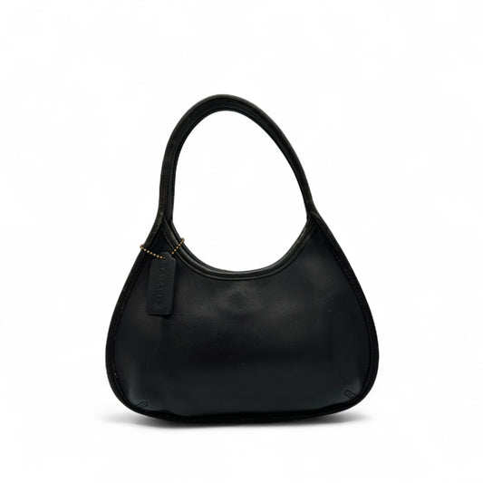 Vintage Coach 9027 Black Leather Ergo Shoulder Bag - Thanks it's Vintage