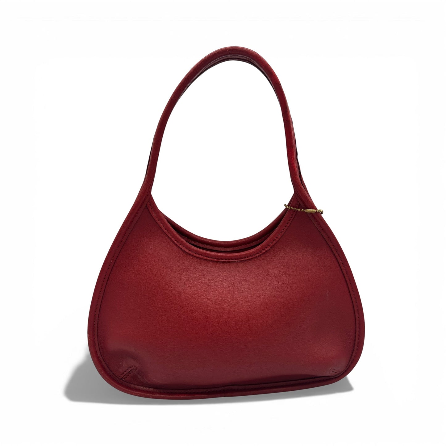 Vintage Coach 9027 Red Leather Ergo Shoulder Bag - Thanks it's Vintage