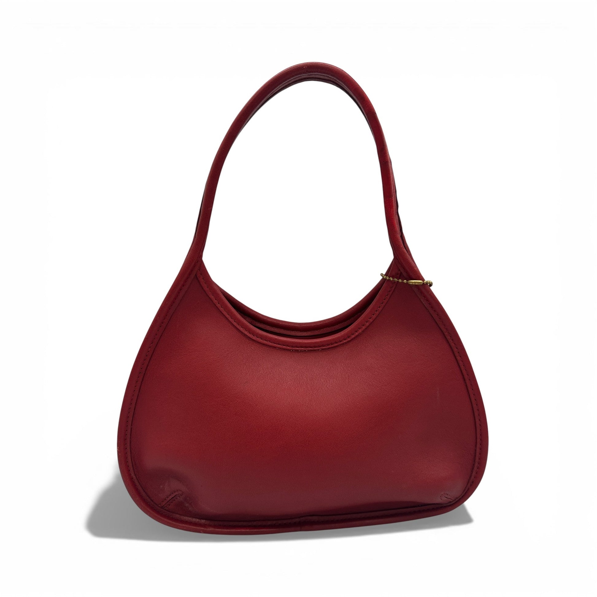 Vintage Coach 9027 Red Leather Ergo Shoulder Bag - Thanks it's Vintage