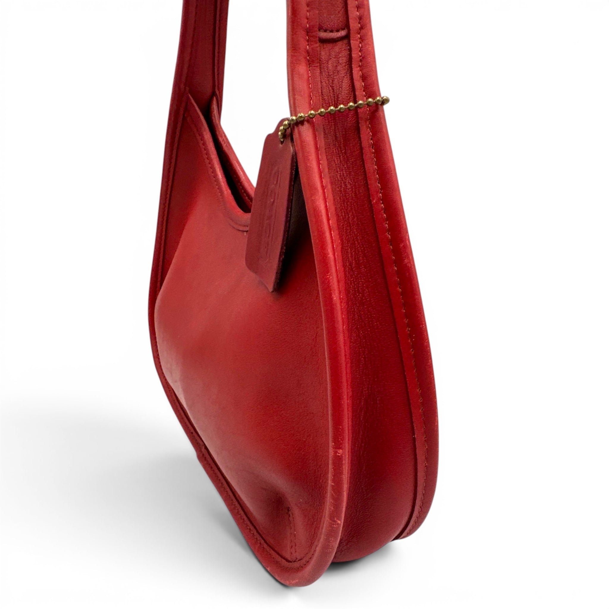 COACH コーチ9027 エルゴ ハンドバッグ レッド Vintage Coach 9027 Red Leather Ergo Shoulder Bag – Thanks it's Vintage