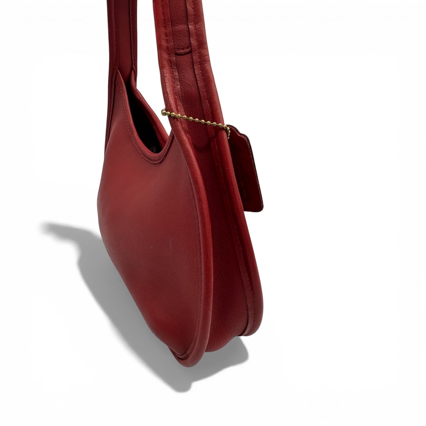 Vintage Coach 9027 Red Leather Ergo Shoulder Bag - Thanks it's Vintage