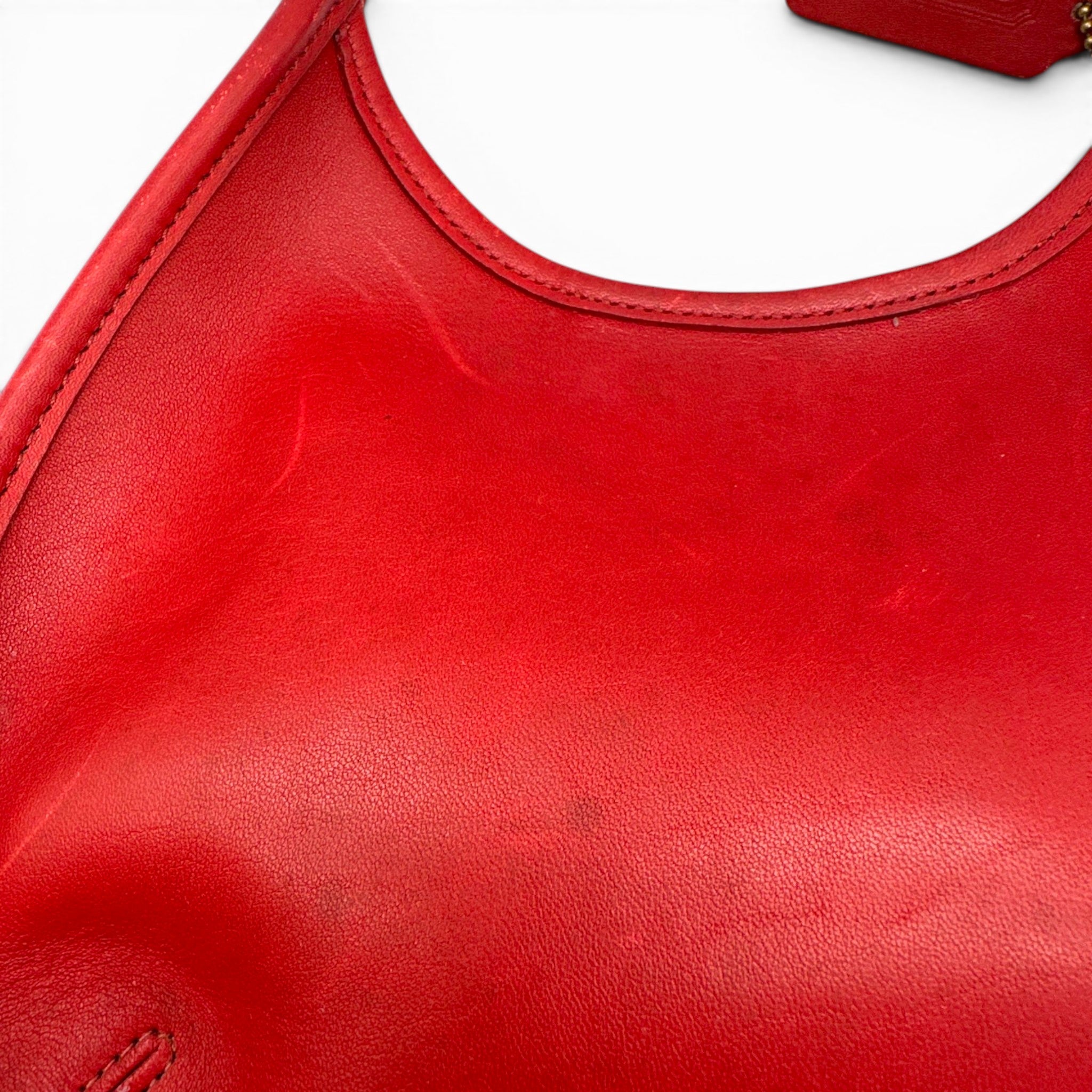 Vintage Coach 9027 Red Leather Ergo Shoulder Bag – Thanks it's Vintage