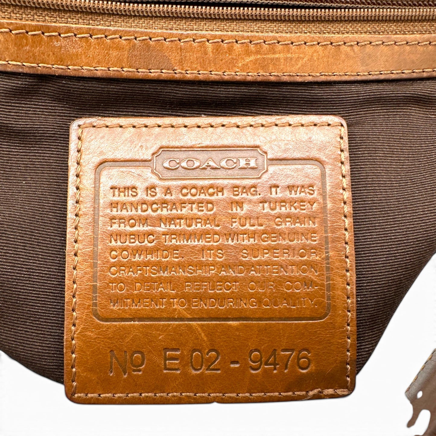 Vintage Coach 9476 Nubuck Shoulder Bag - Thanks it's Vintage