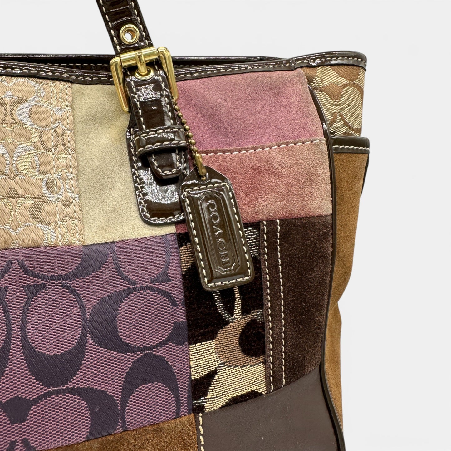 Vintage Coach 9499 Limited Edition Patchwork Tote Bag - Thanks it's Vintage