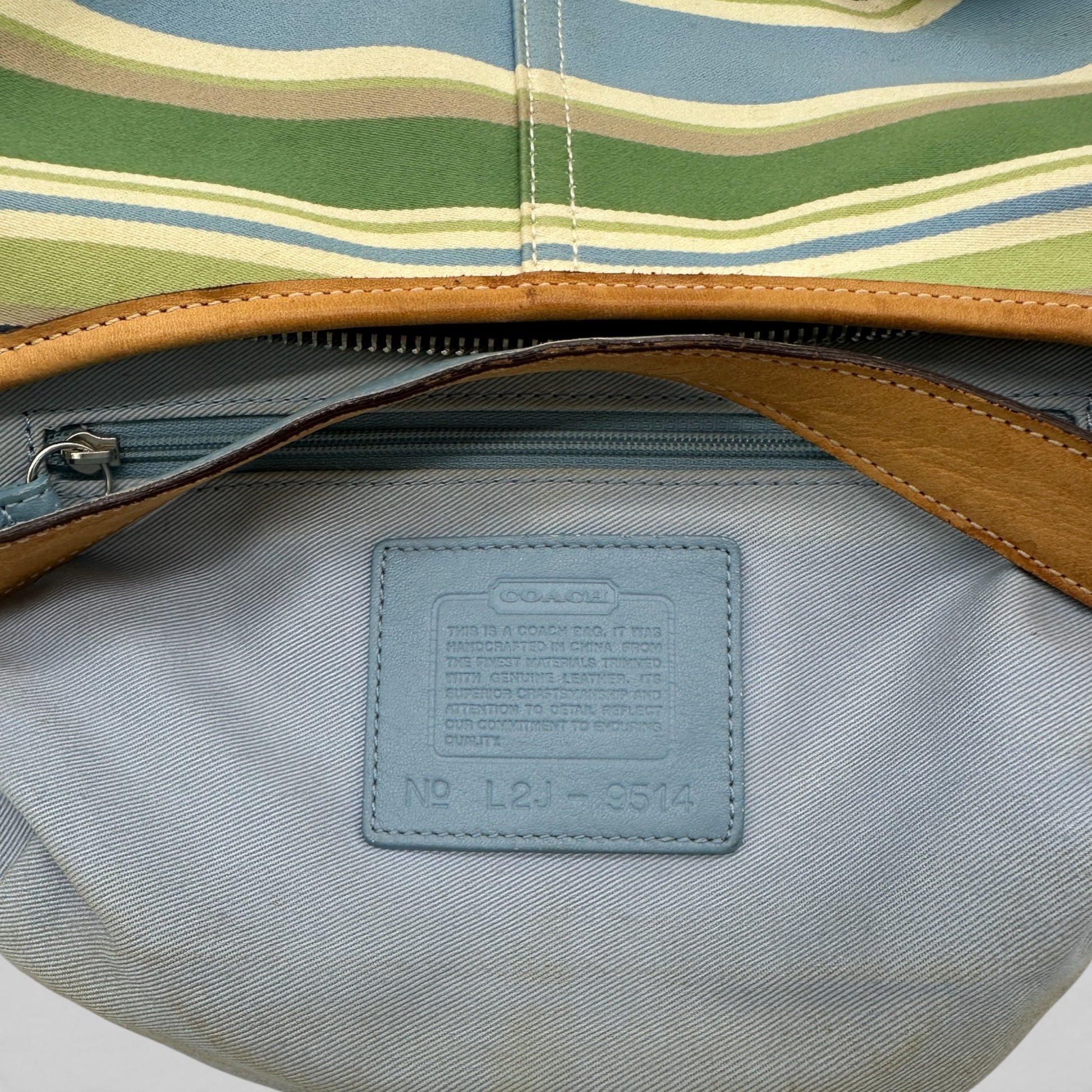 Vintage Coach 9514 Soho Stripe Shoulder Bag - Thanks it's Vintage