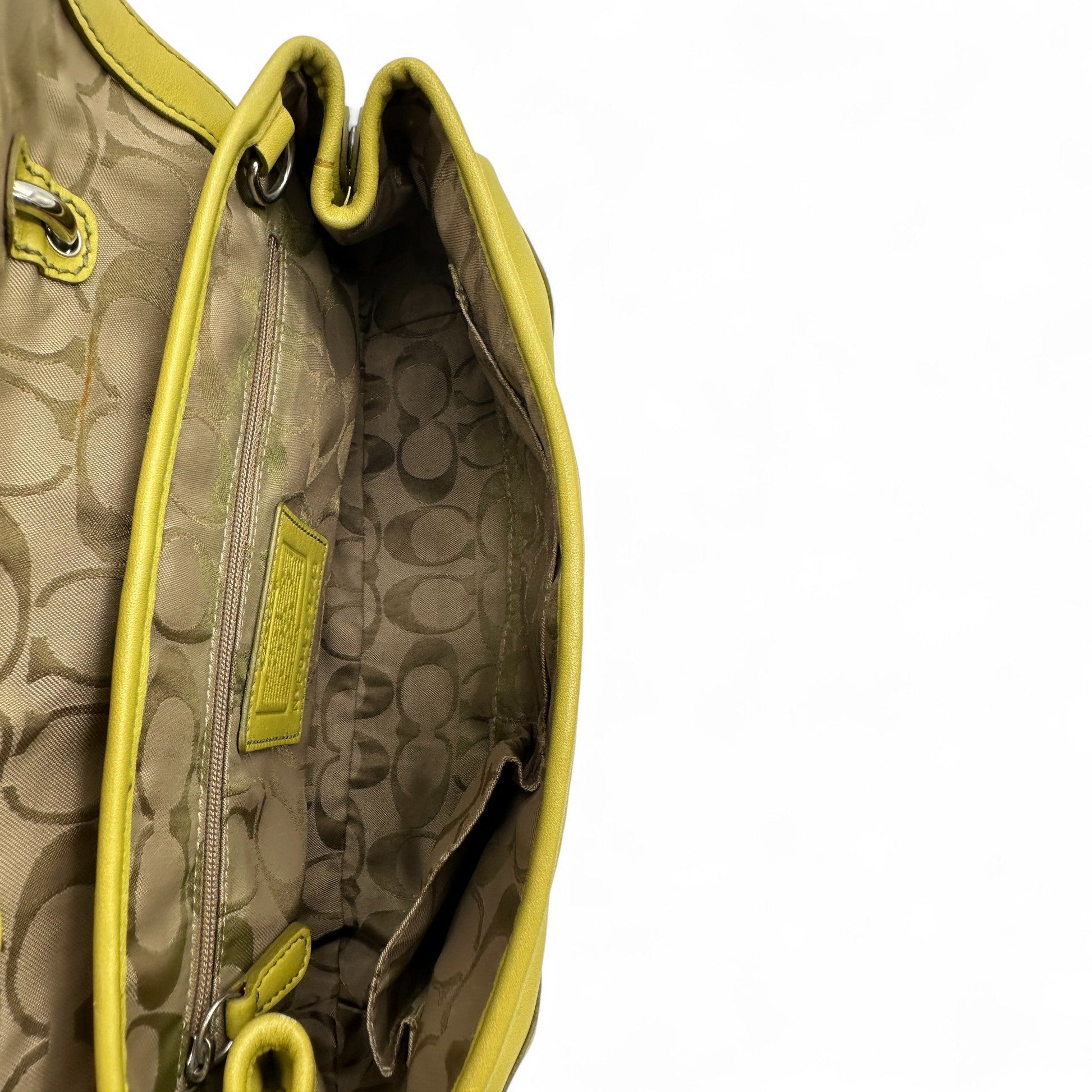 Vintage Coach 9743 Soho Green Shoulder Bag - Thanks it's Vintage