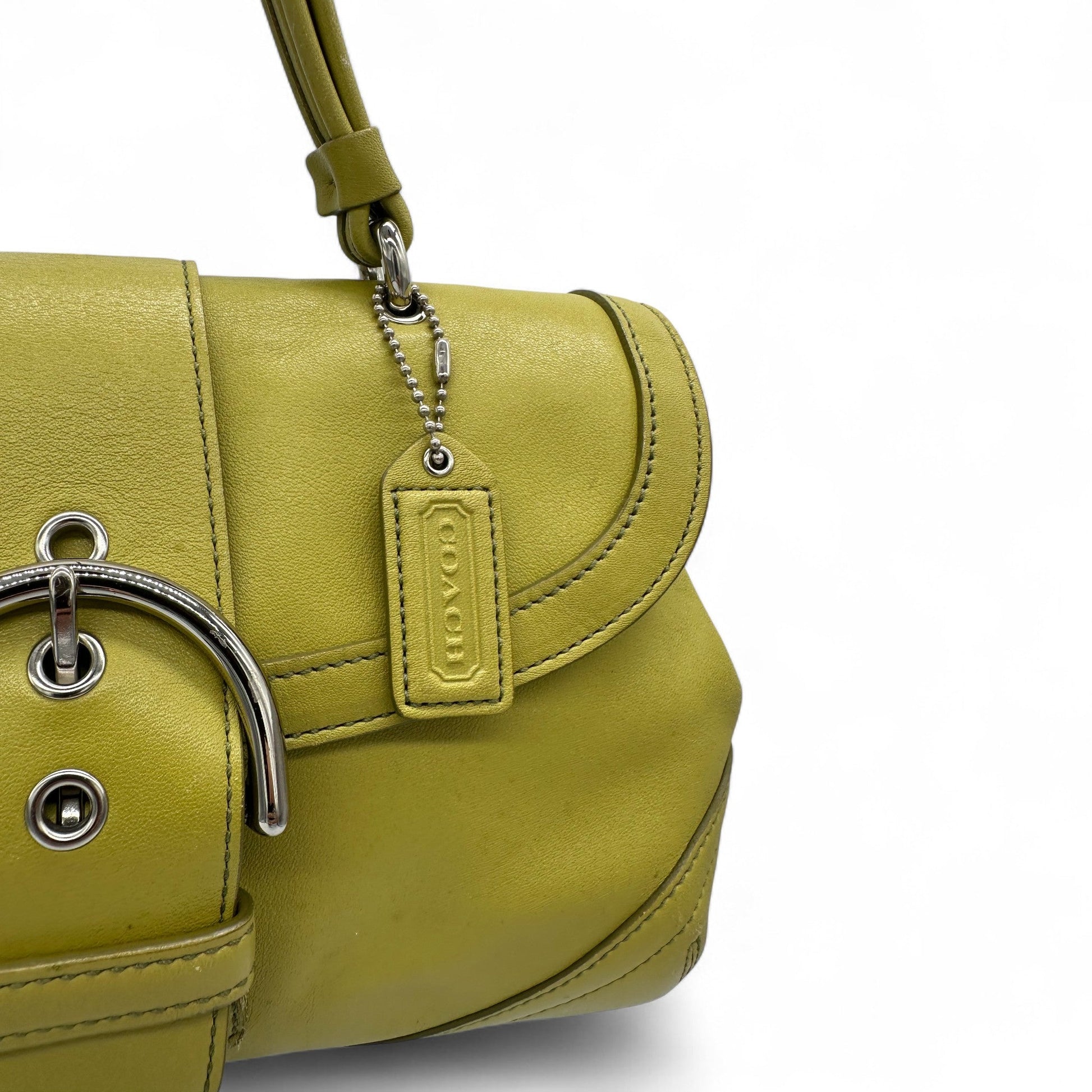 Vintage Coach 9743 Soho Green Shoulder Bag - Thanks it's Vintage