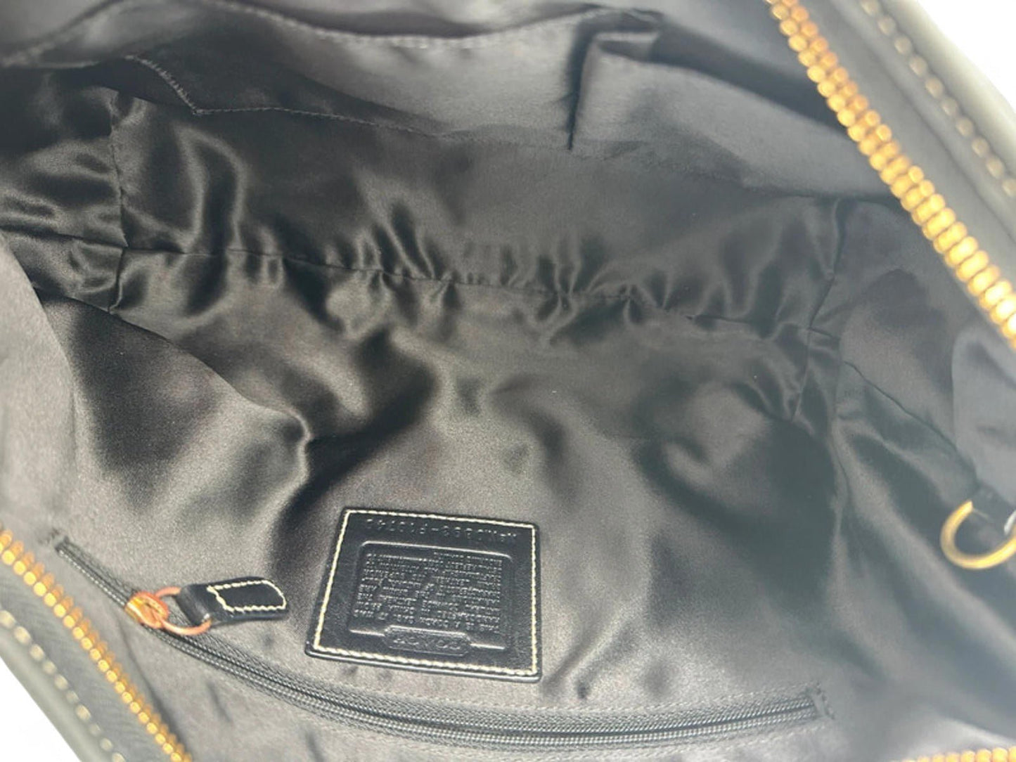 Vintage Coach Black Leather Ergo Shoulder Bag Y2K - Thanks it's Vintage