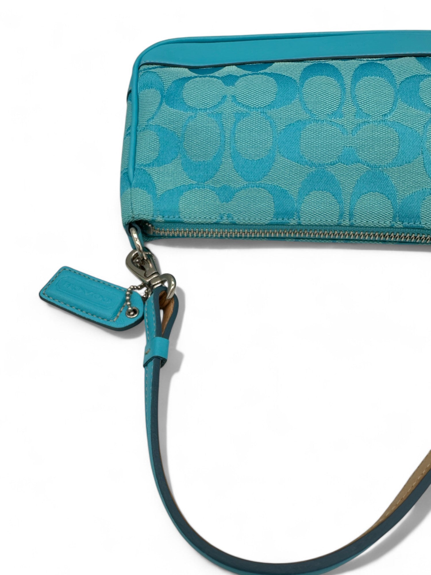 Vintage Coach Blue Monogram 6094 Demi Shoulder Bag - Thanks it's Vintage