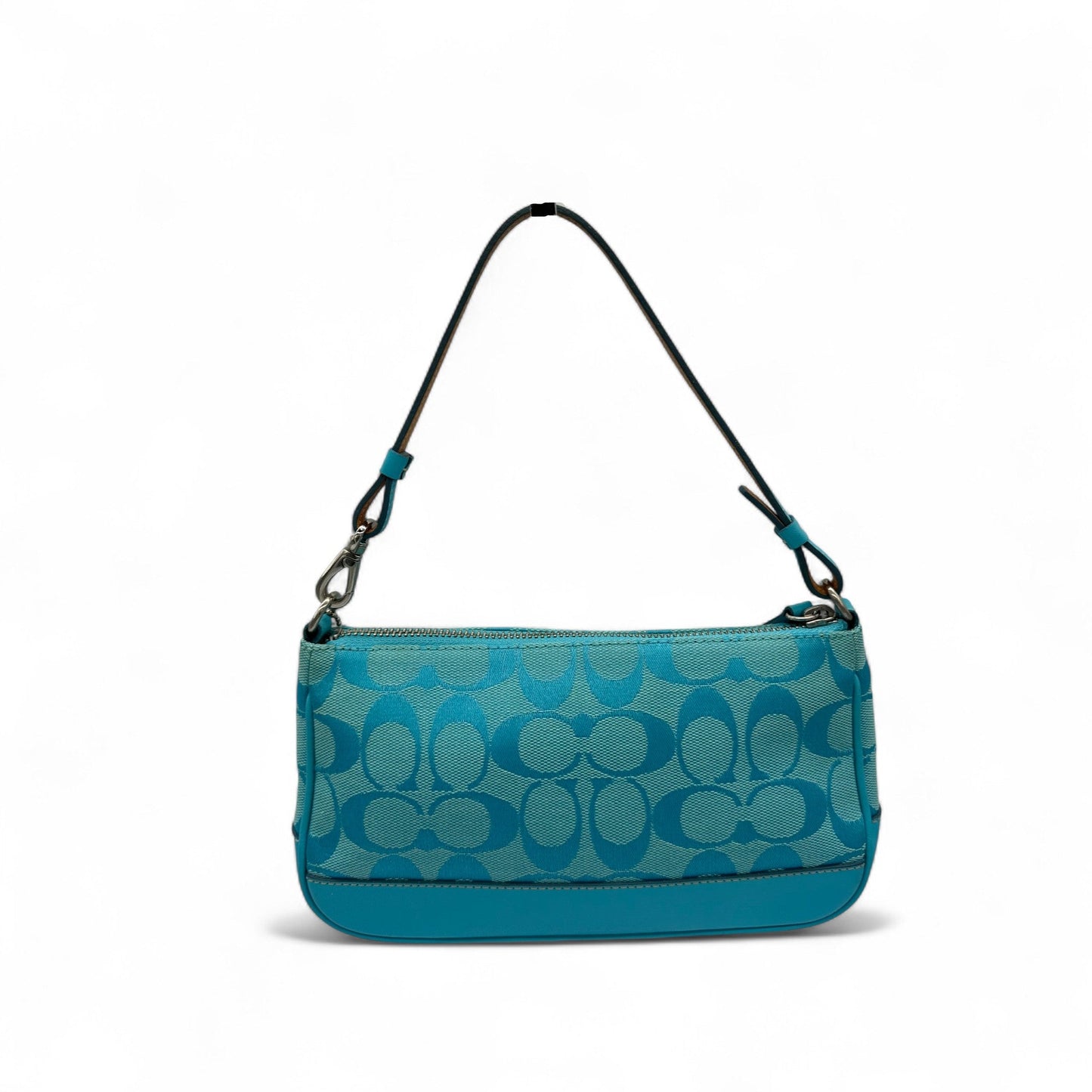 Vintage Coach Blue Monogram 6094 Demi Shoulder Bag - Thanks it's Vintage