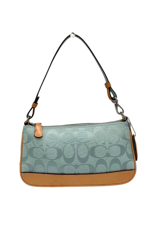 Vintage Coach Demi Turquoise Monogram Rare Mini Bag 6094 - Thanks it's Vintage