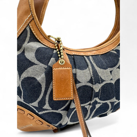 Vintage Coach Denim Ergo Crossbody Bag - Thanks it's Vintage