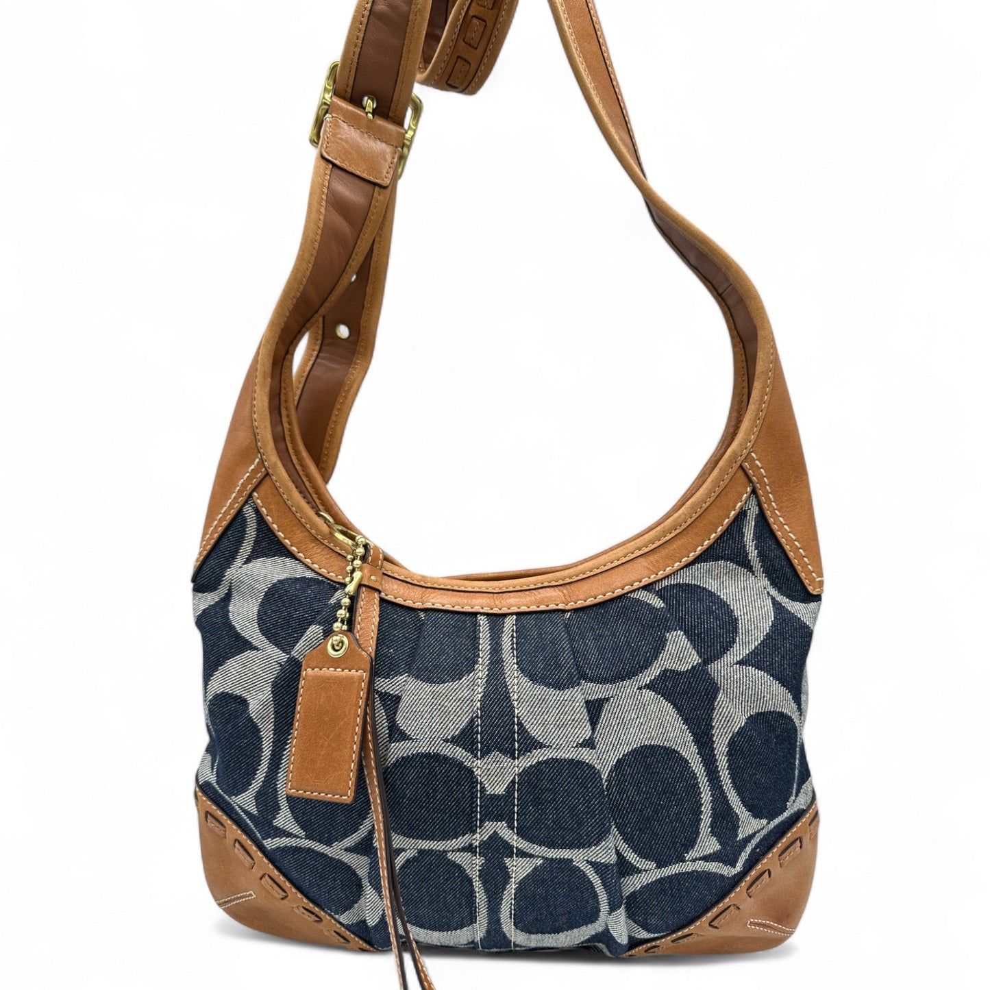 Vintage Coach Denim Ergo Crossbody Bag - Thanks it's Vintage