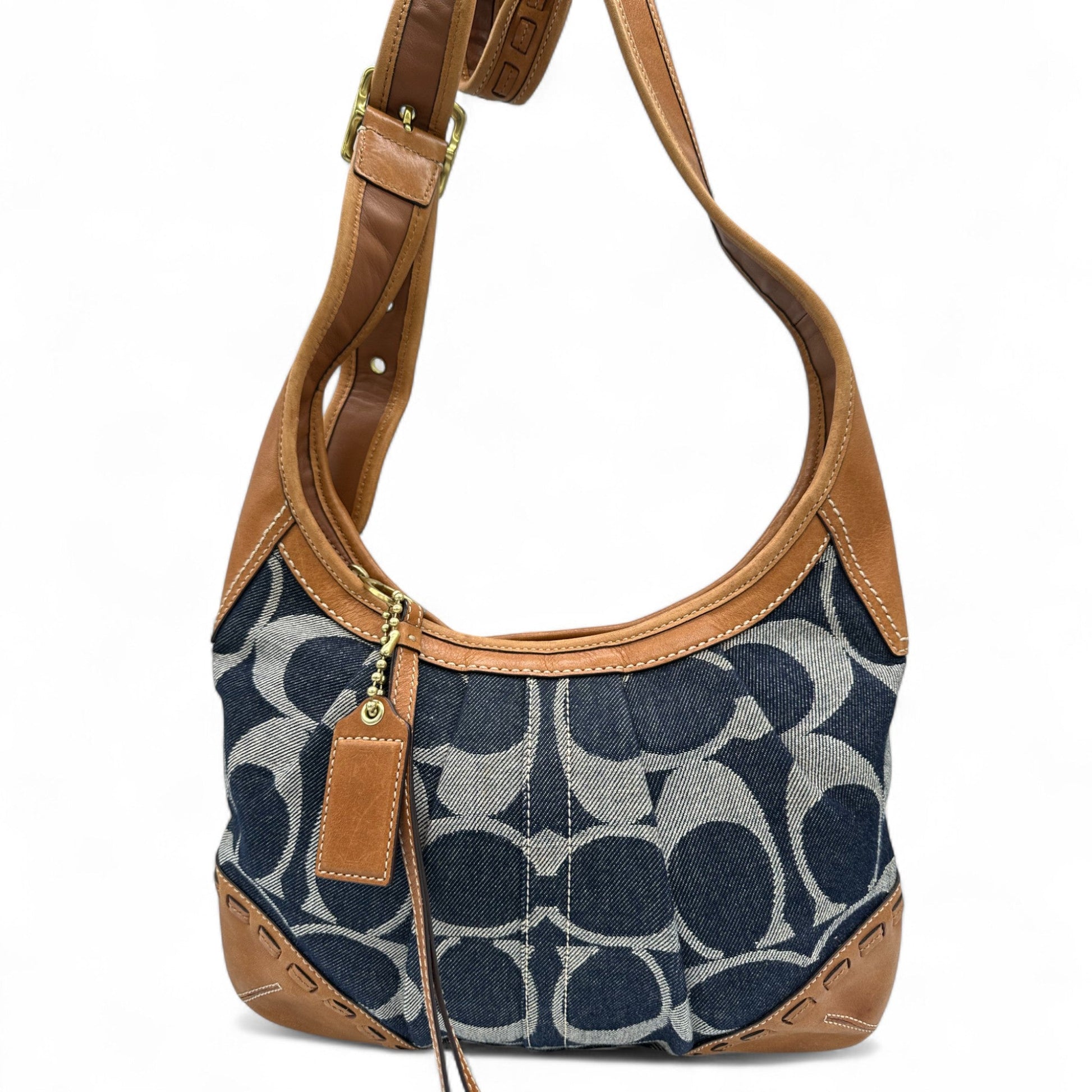 Vintage Coach Denim Ergo Crossbody Bag - Thanks it's Vintage