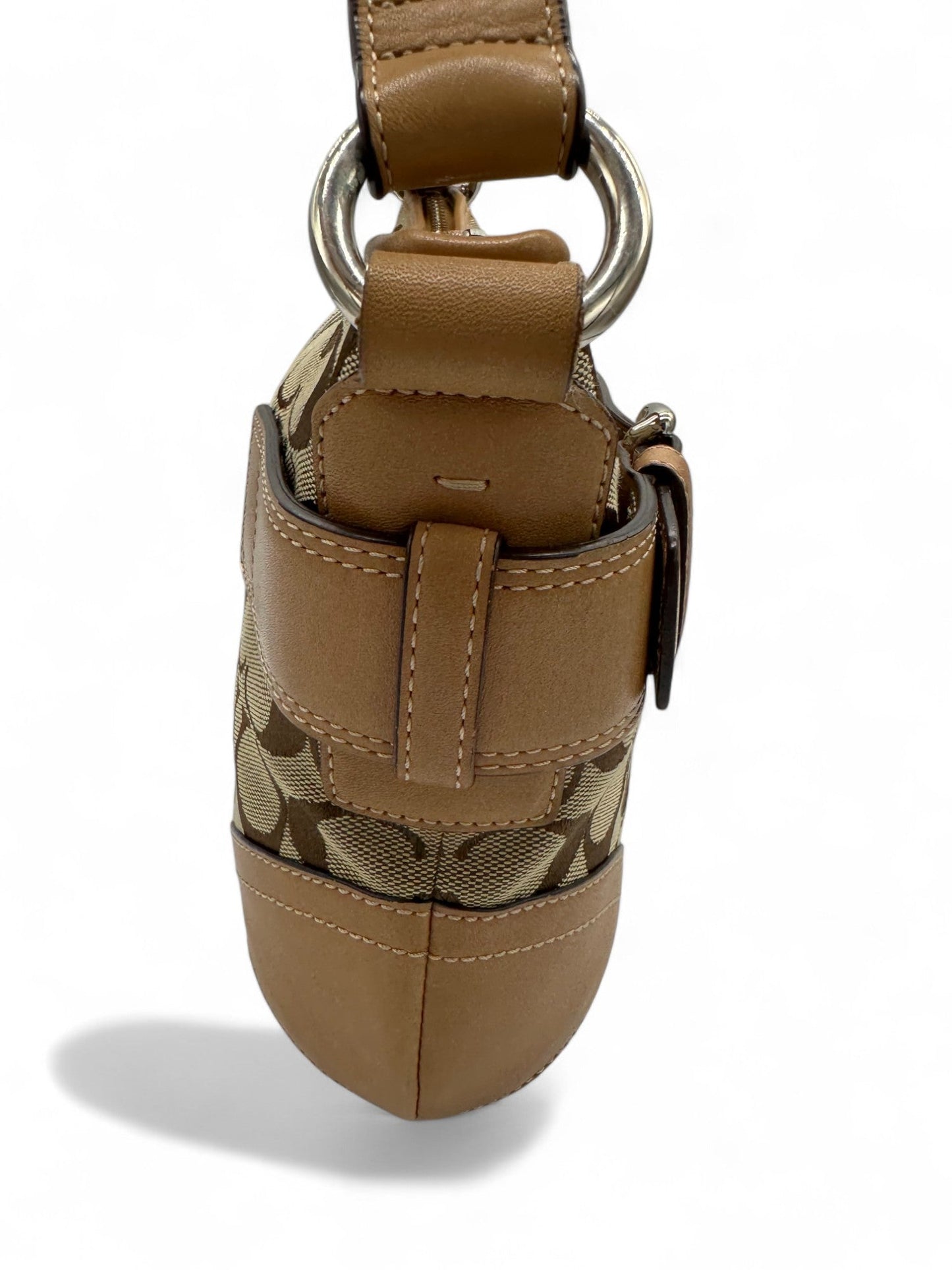 Vintage Coach F07077 Double Buckle Y2K Shoulder Bag - Thanks it's Vintage