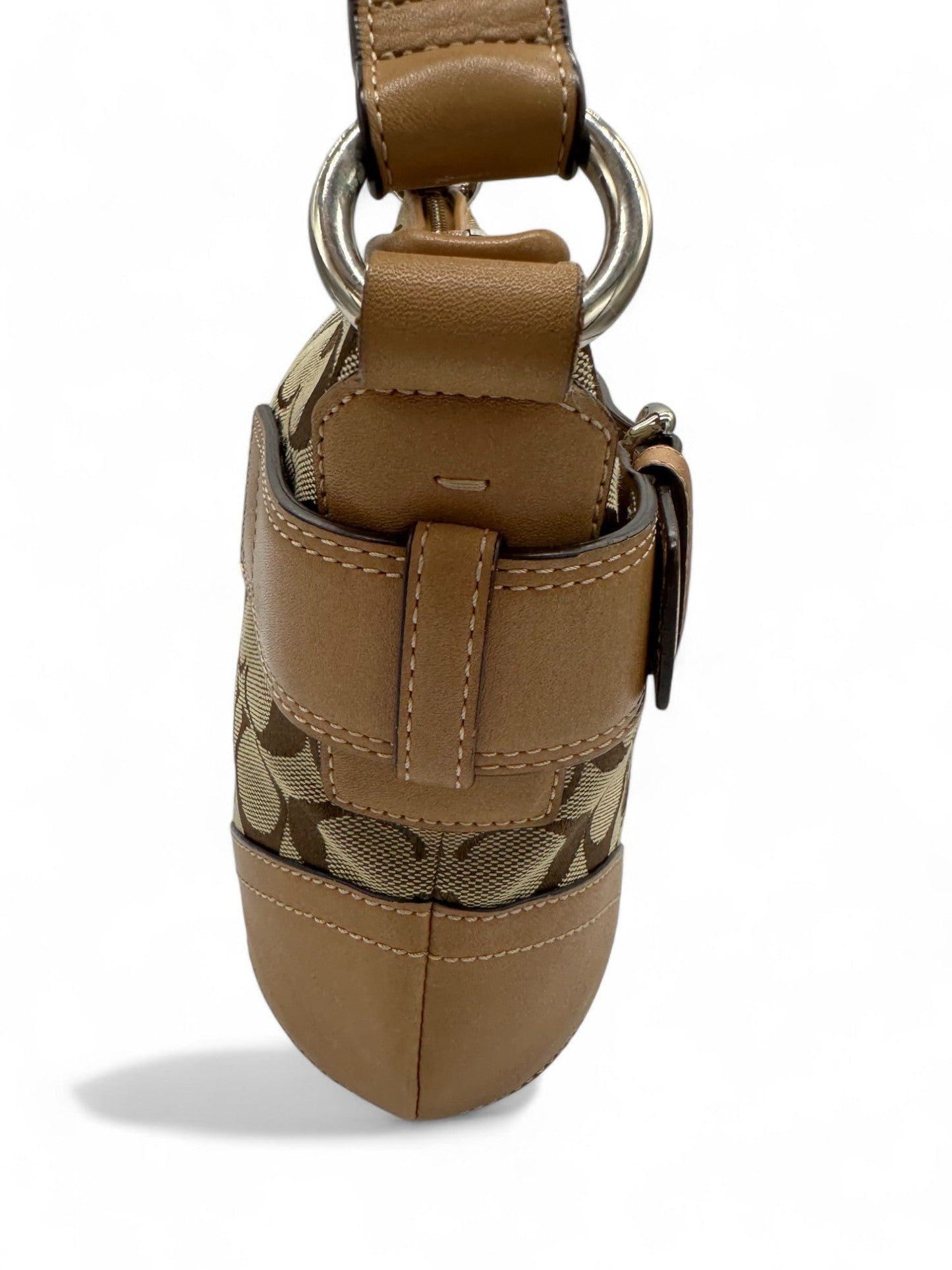 Vintage Coach F07077 Double Buckle Y2K Shoulder Bag - Thanks it's Vintage