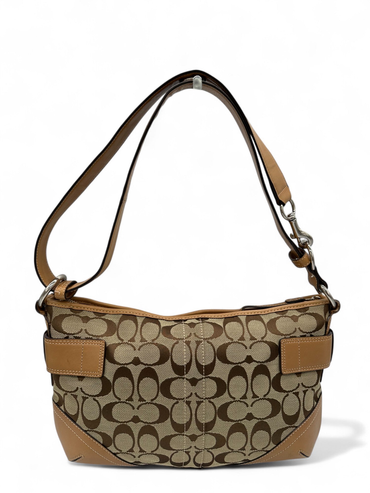 Vintage Coach F07077 Double Buckle Y2K Shoulder Bag - Thanks it's Vintage