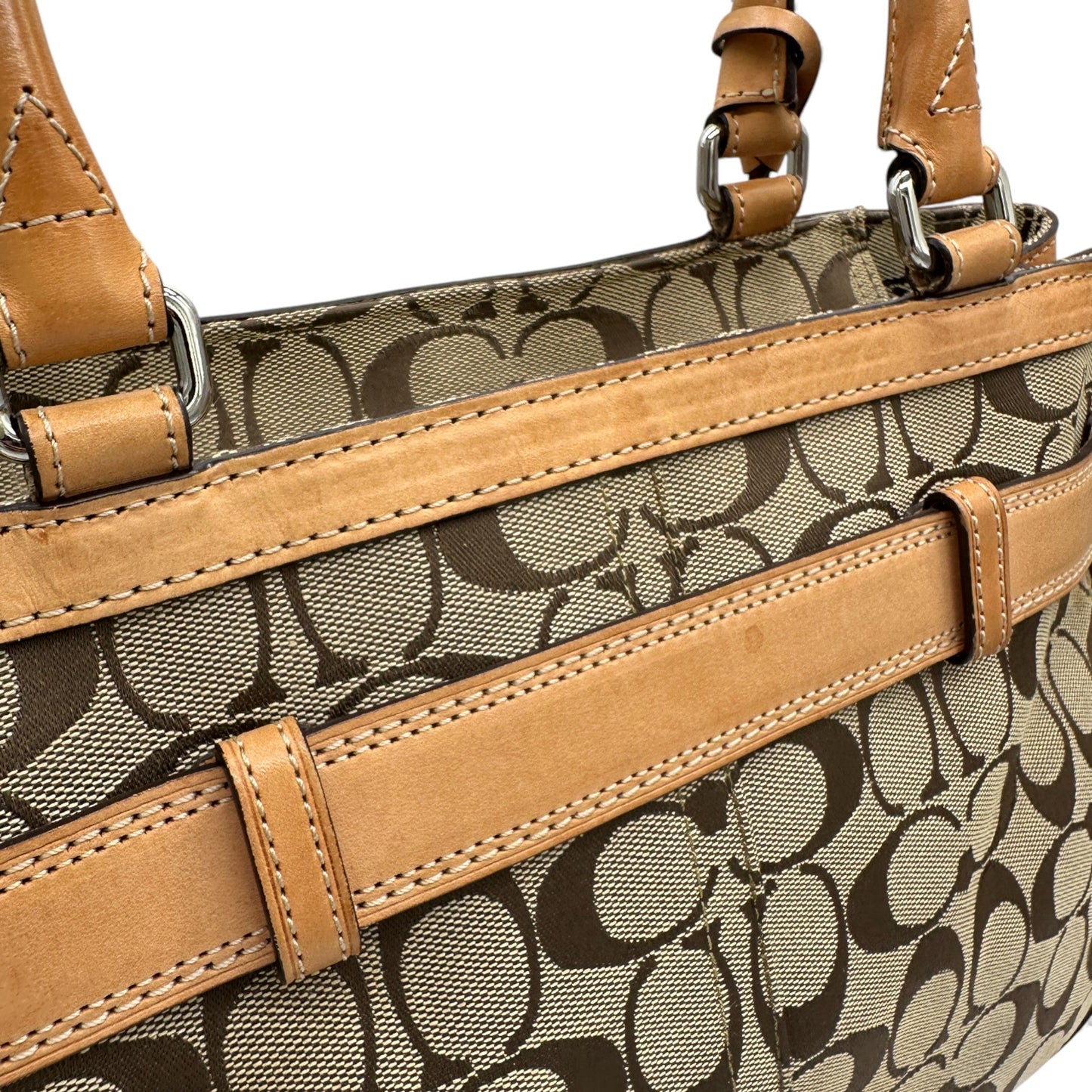 Vintage Coach F08K07 Hampton Clip Tote Handbag - Thanks it's Vintage