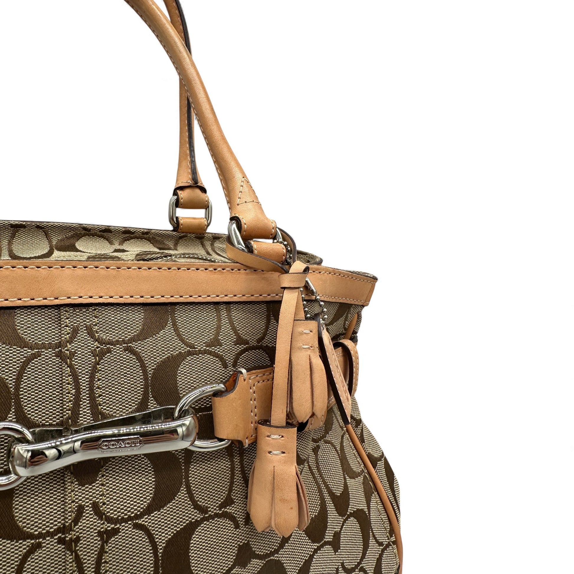 Vintage Coach F08K07 Hampton Clip Tote Handbag - Thanks it's Vintage