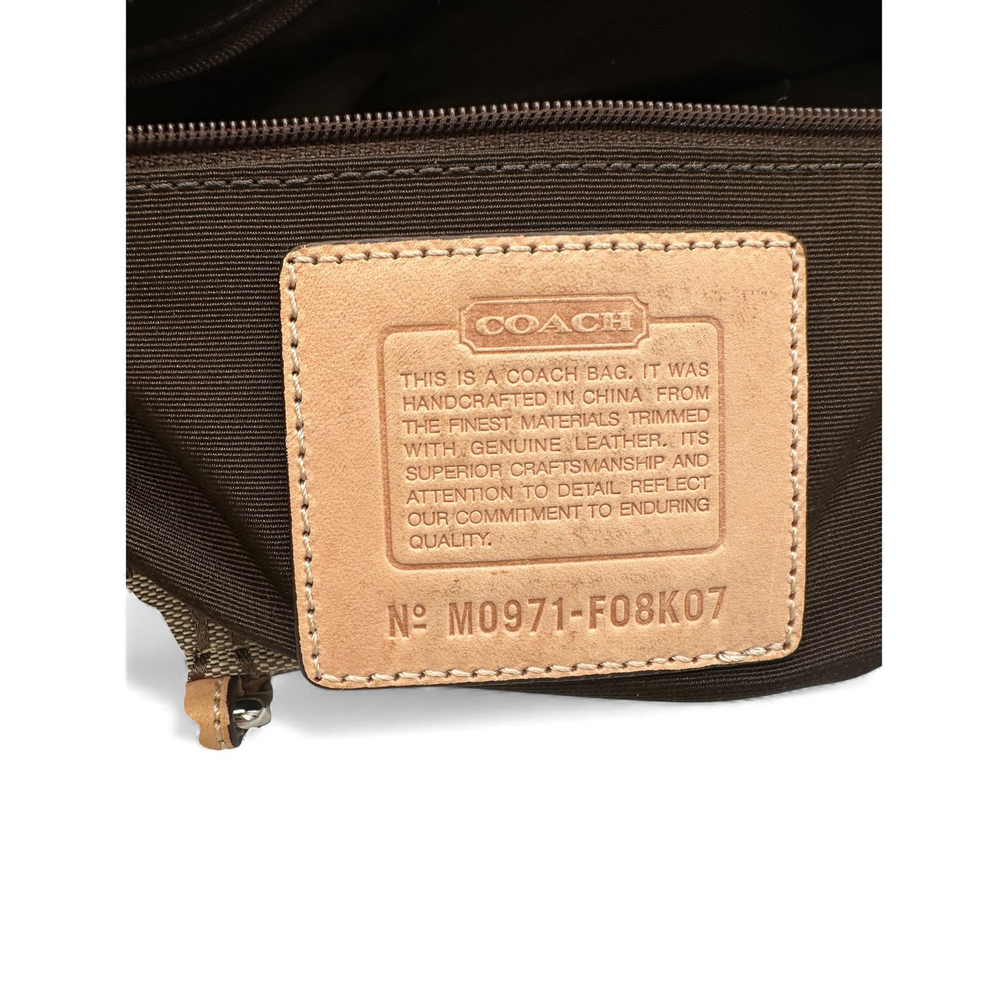 Vintage Coach F08K07 Hampton Clip Tote Handbag - Thanks it's Vintage