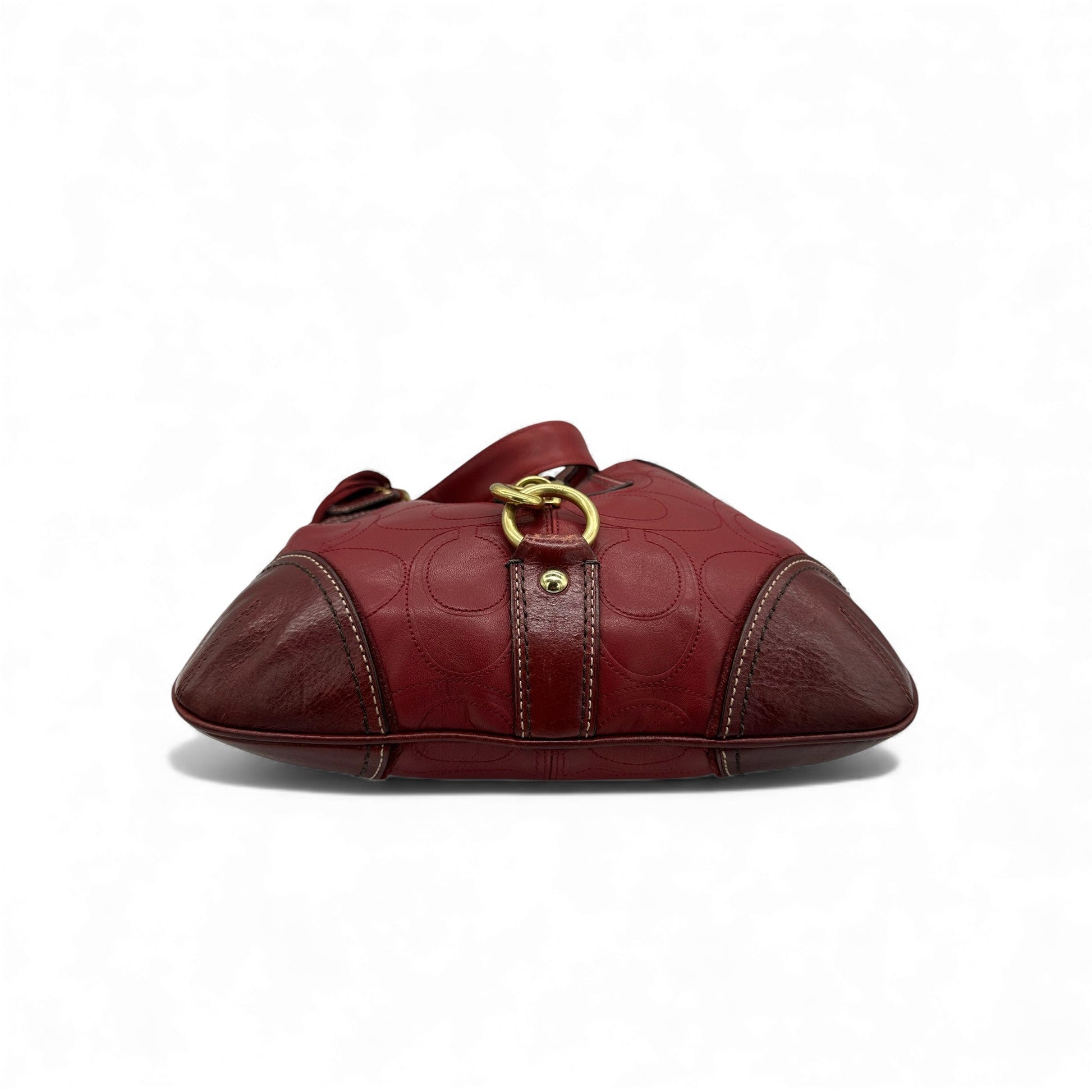 Vintage Coach F10223 Hampton Embossed Monogram Shoulder Bag - Thanks it's Vintage