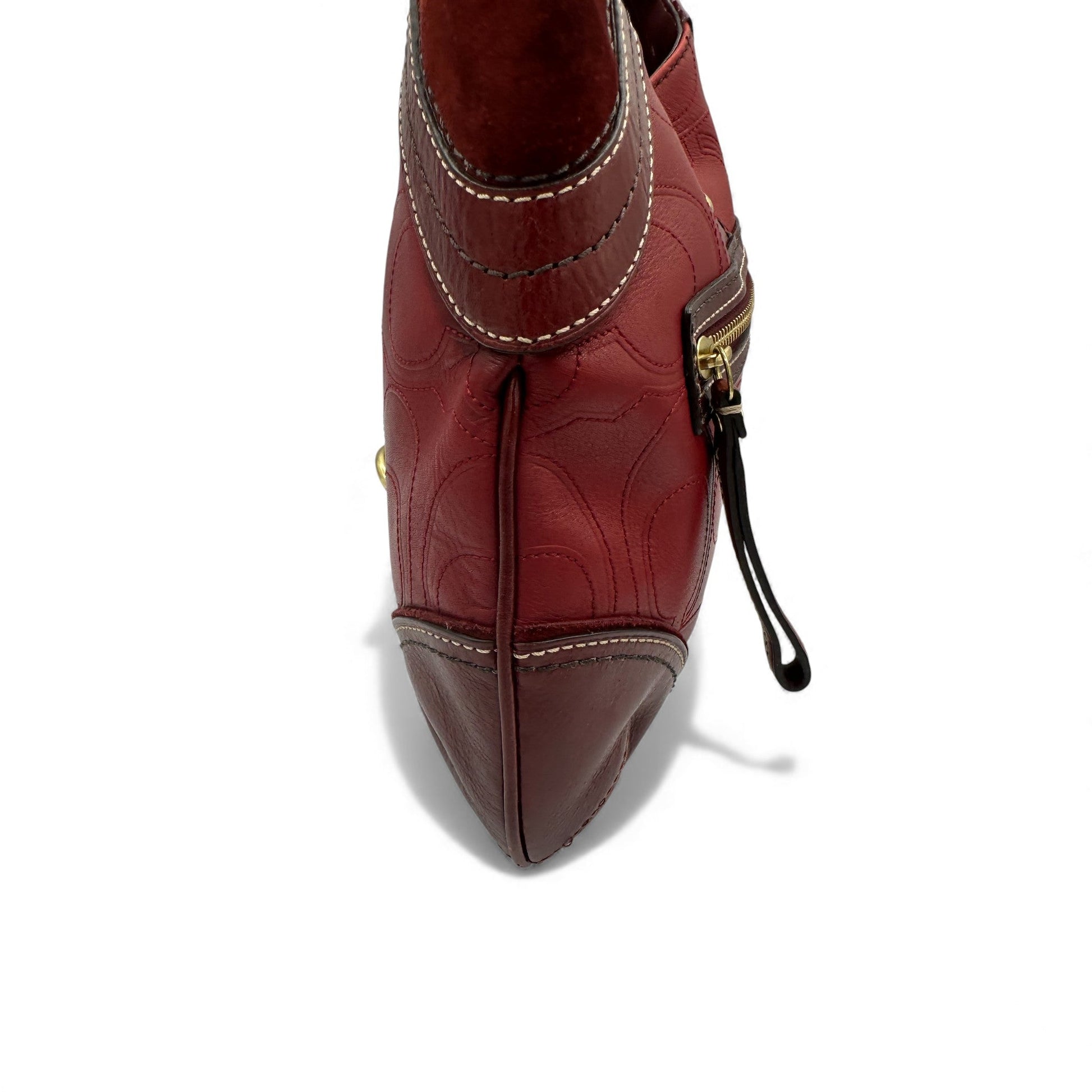 Vintage Coach F10223 Hampton Embossed Monogram Shoulder Bag - Thanks it's Vintage