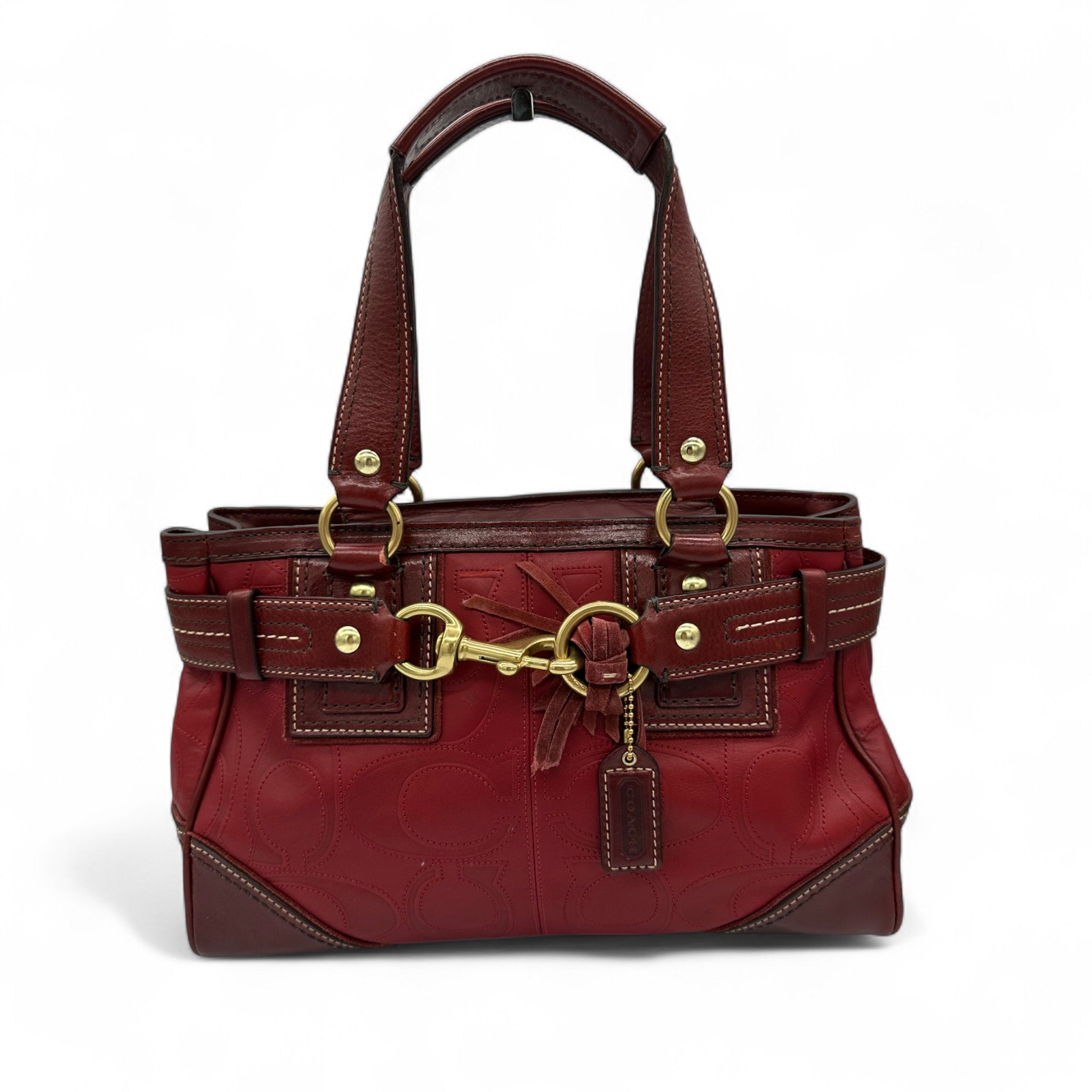 【本日限定★アメリカ製】VINTAGE COACH HAND BAG 5296 Vintage Coach F10226 Hamptons Clip Handbag – Thanks it's Vintage
