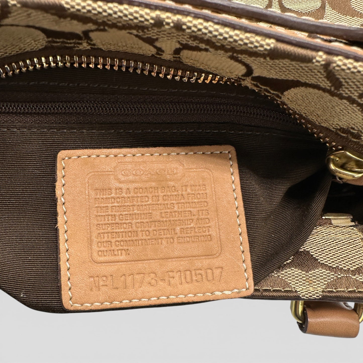 Vintage Coach F10507 Hamptons Clip Handbag - Thanks it's Vintage