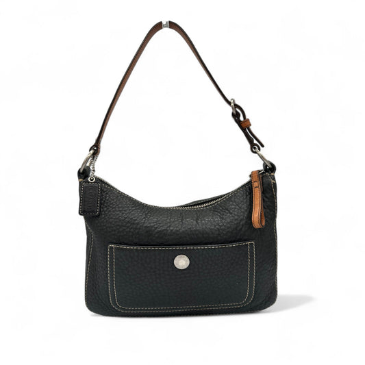 Vintage Coach F10890 Black Leather Shoulder Bag - Thanks it's Vintage