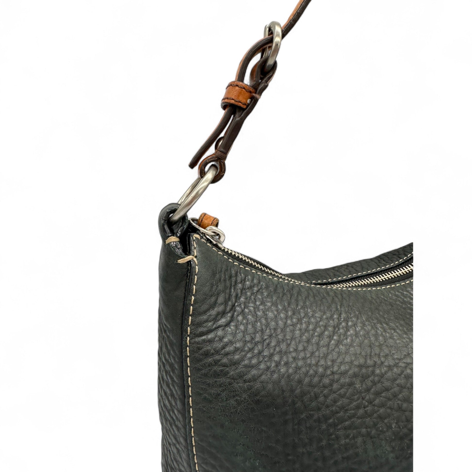 Vintage Coach F10890 Black Leather Shoulder Bag - Thanks it's Vintage