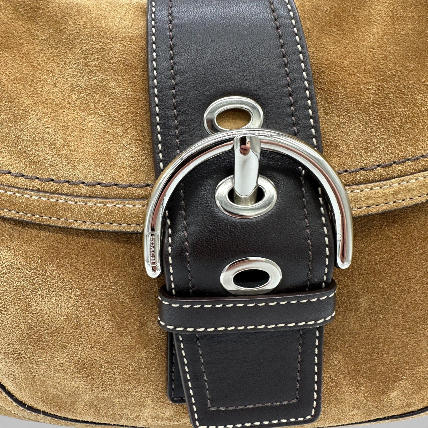 Vintage Coach F10918 Suede Soho Shoulder Bag - Thanks it's Vintage