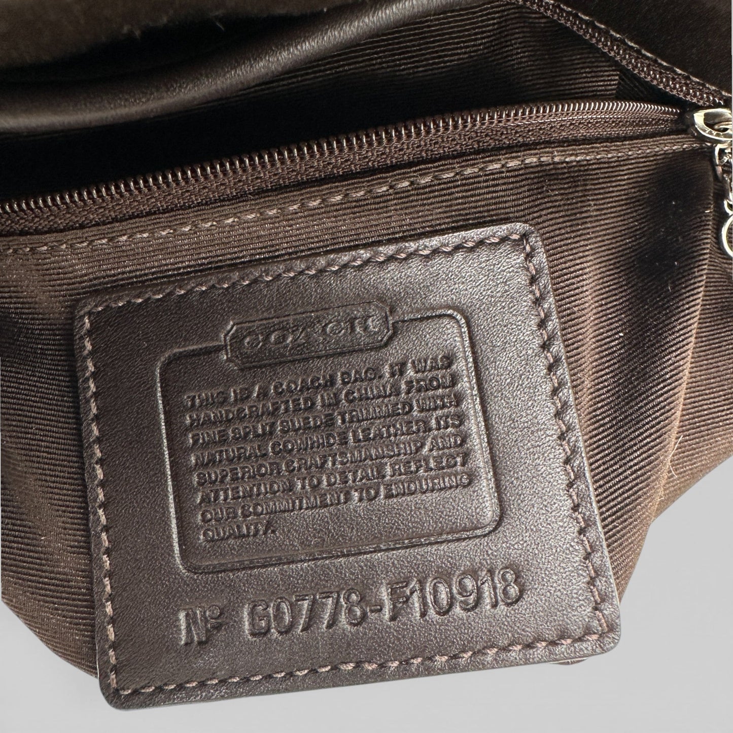 Vintage Coach F10918 Suede Soho Shoulder Bag - Thanks it's Vintage