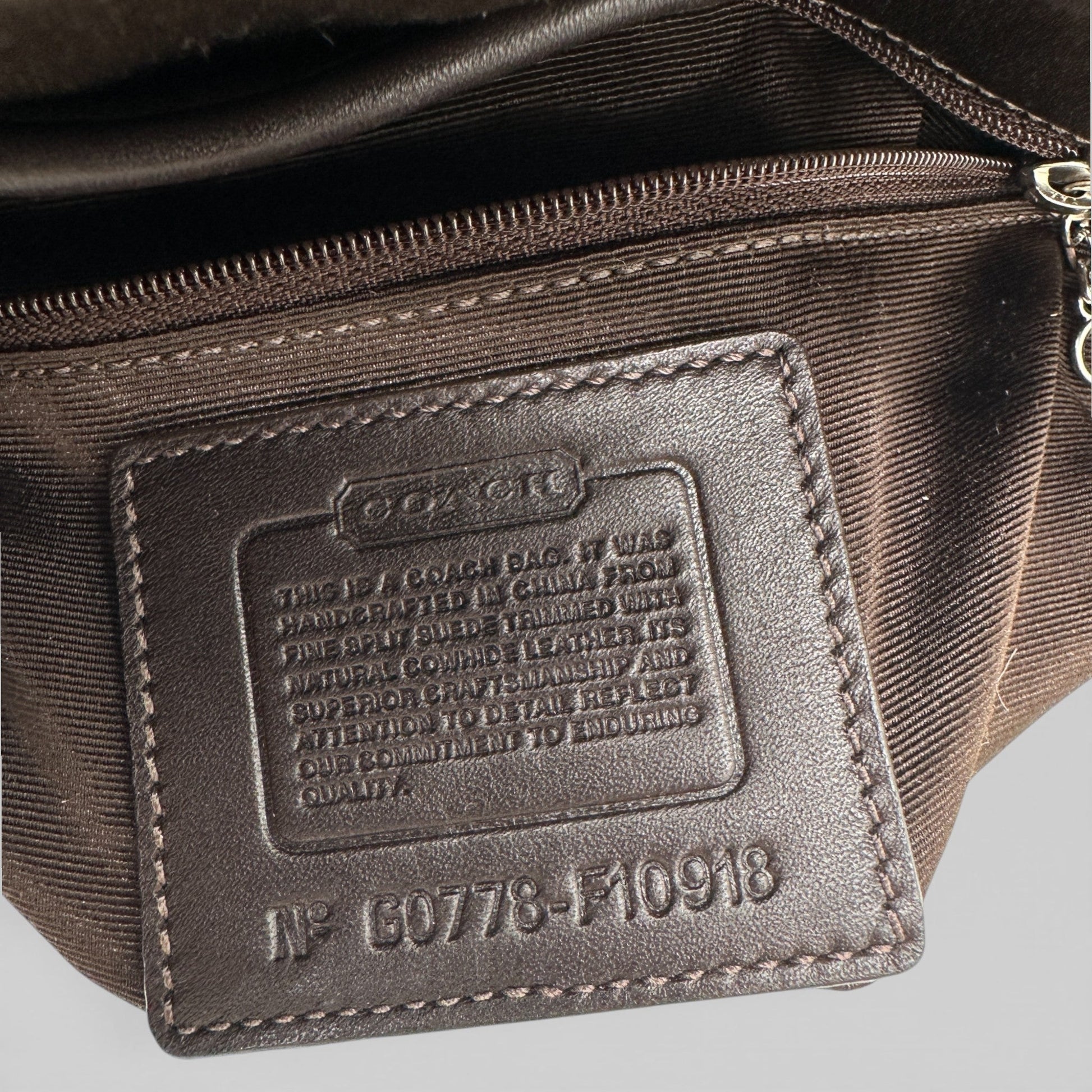 Vintage Coach F10918 Suede Soho Shoulder Bag - Thanks it's Vintage