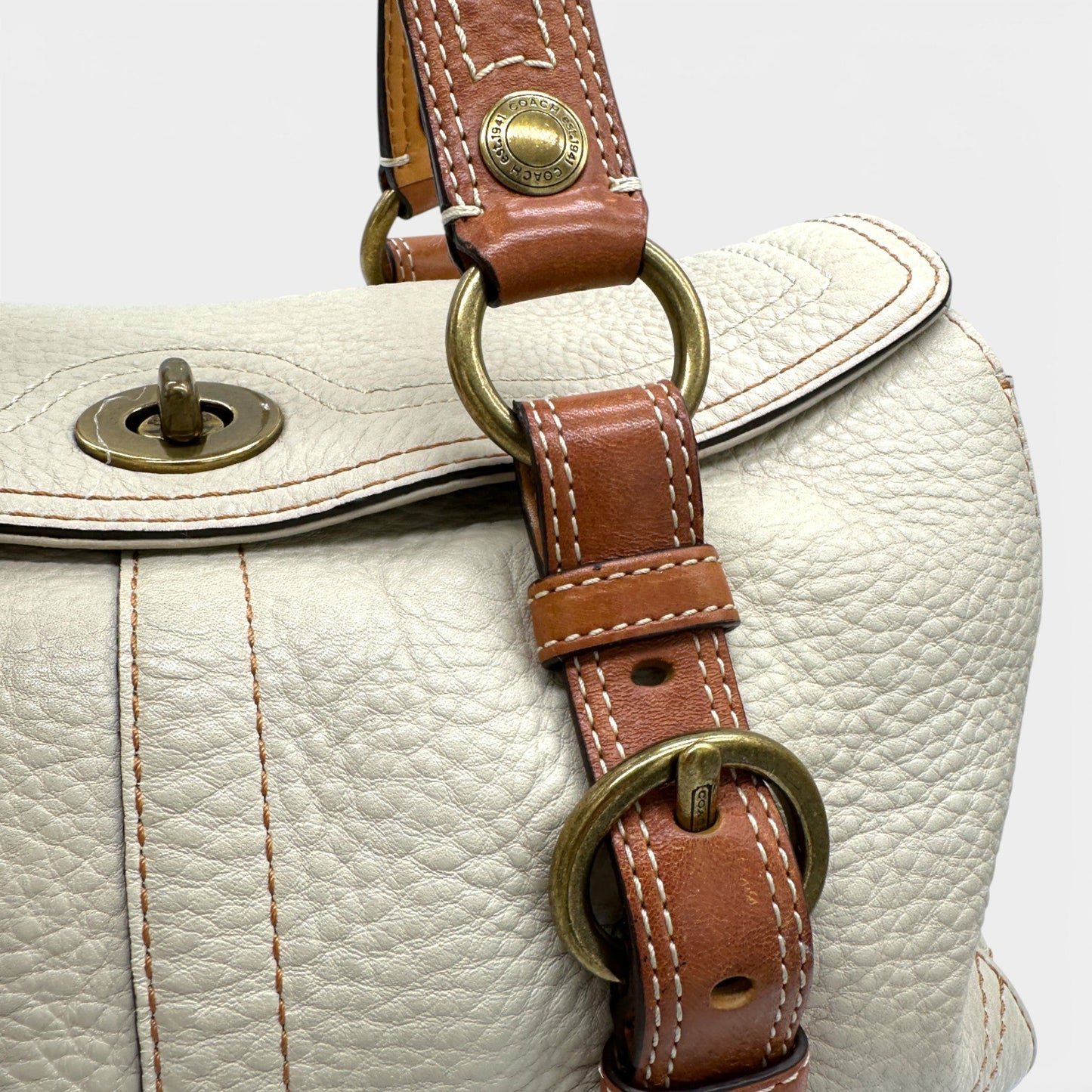 Vintage Coach F10953 Turnlock Barrel Shoulder Bag - Thanks it's Vintage