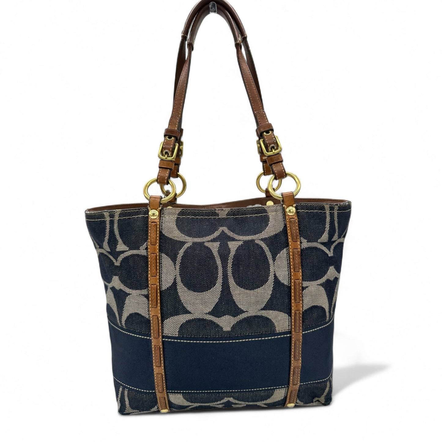 Vintage Coach F11179 Denim Tote Shoulder Bag - Thanks it's Vintage