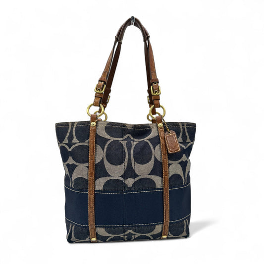 Vintage Coach F11179 Denim Tote Shoulder Bag - Thanks it's Vintage