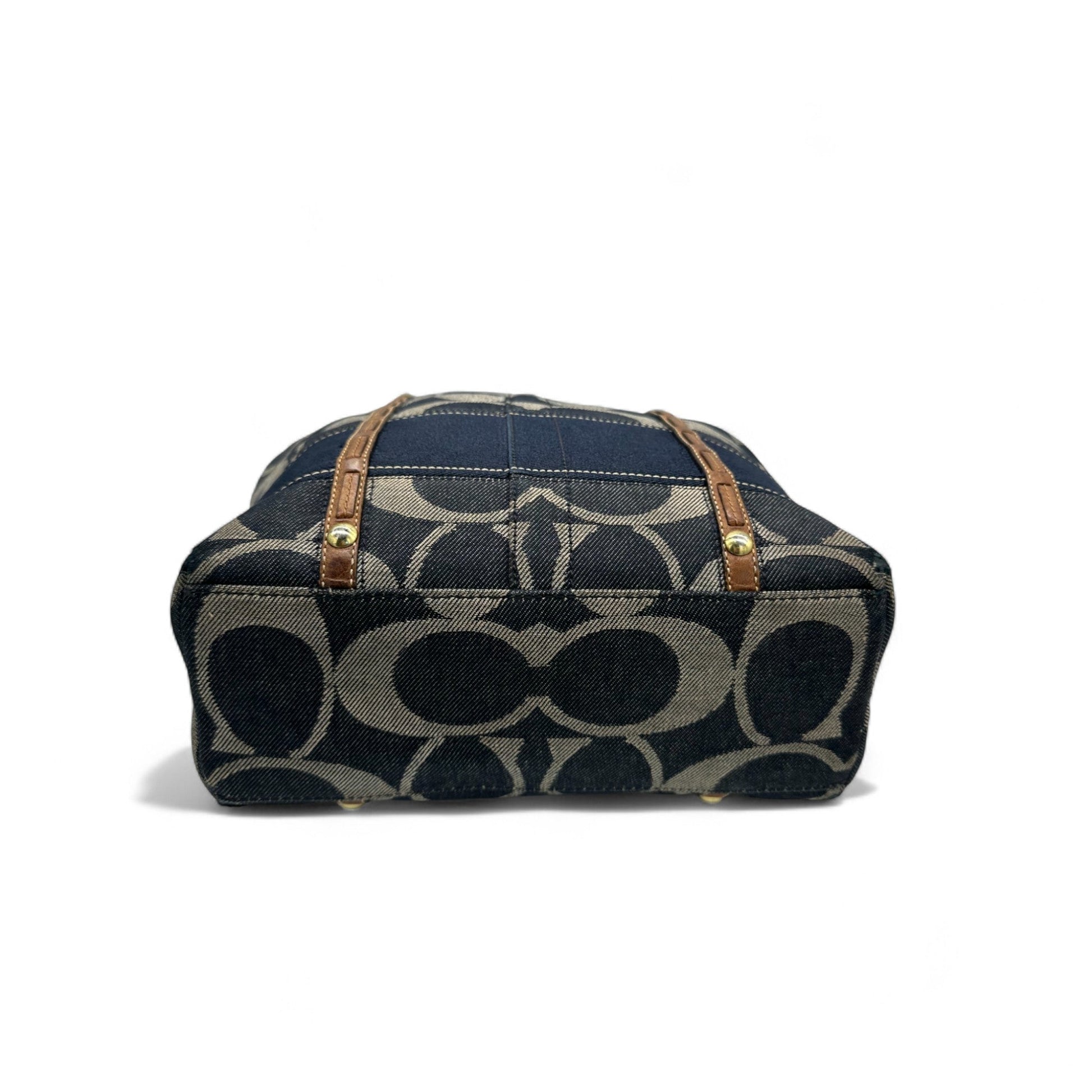 Vintage Coach F11179 Denim Tote Shoulder Bag - Thanks it's Vintage