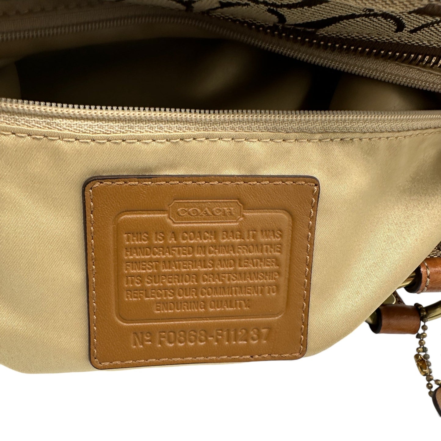 Vintage Coach F11237 Tote Shoulder Bag - Thanks it's Vintage