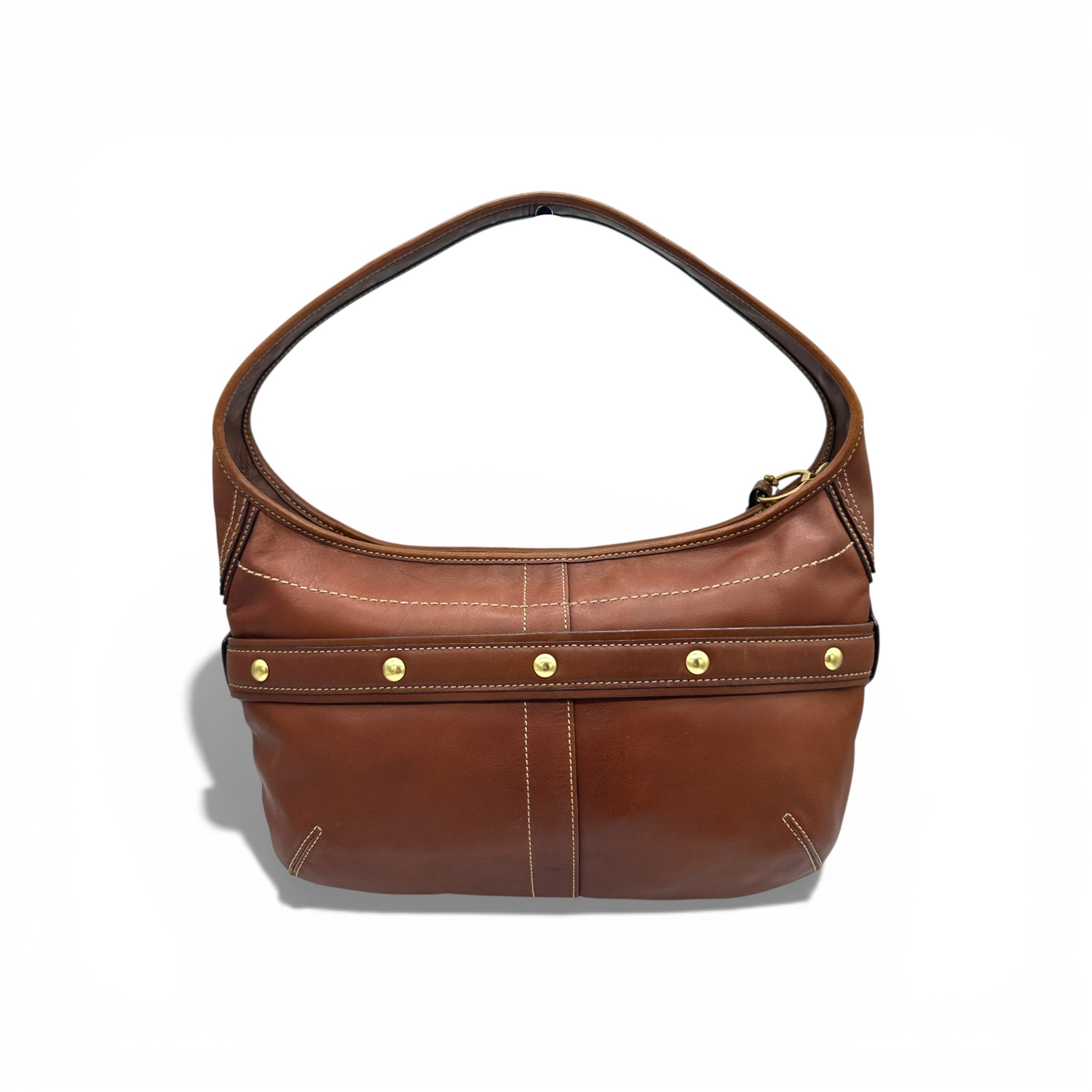 Vintage Coach F11261 Leather Horsebit Ergo Shoulder Bag – Thanks