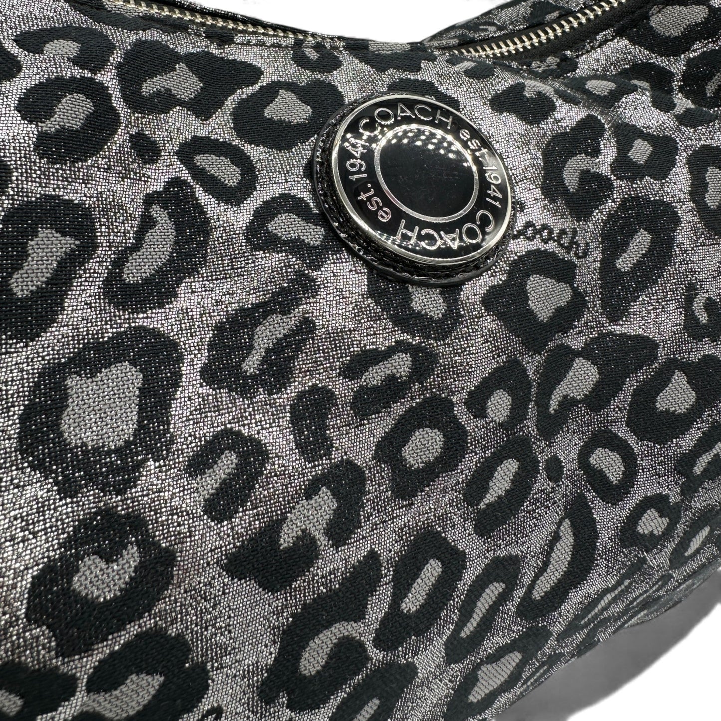 Vintage Coach F121063 Leopard Print Shoulder Bag - Thanks it's Vintage