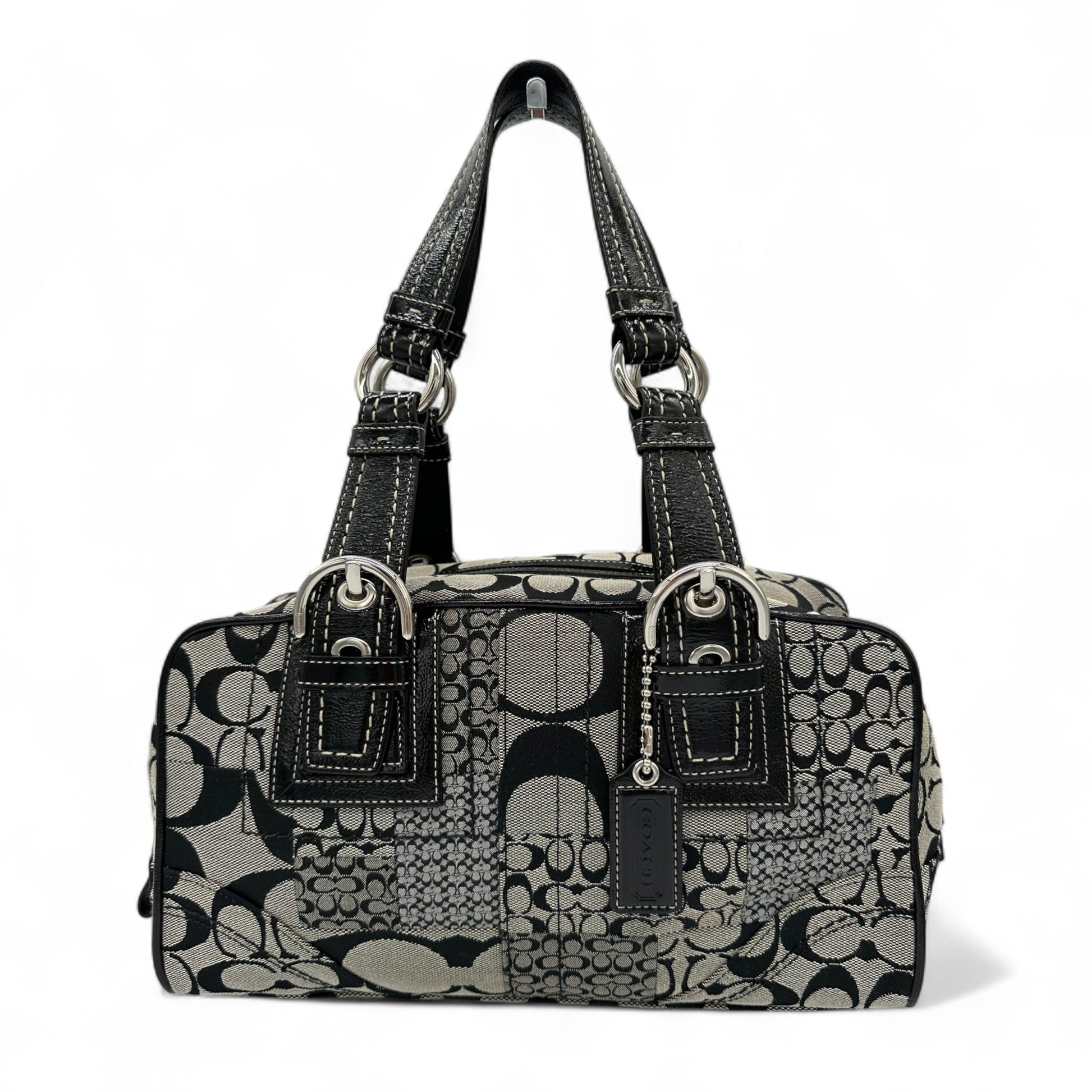Vintage Coach F12317 Boston Patchwork Shoulder Bag - Thanks it's Vintage
