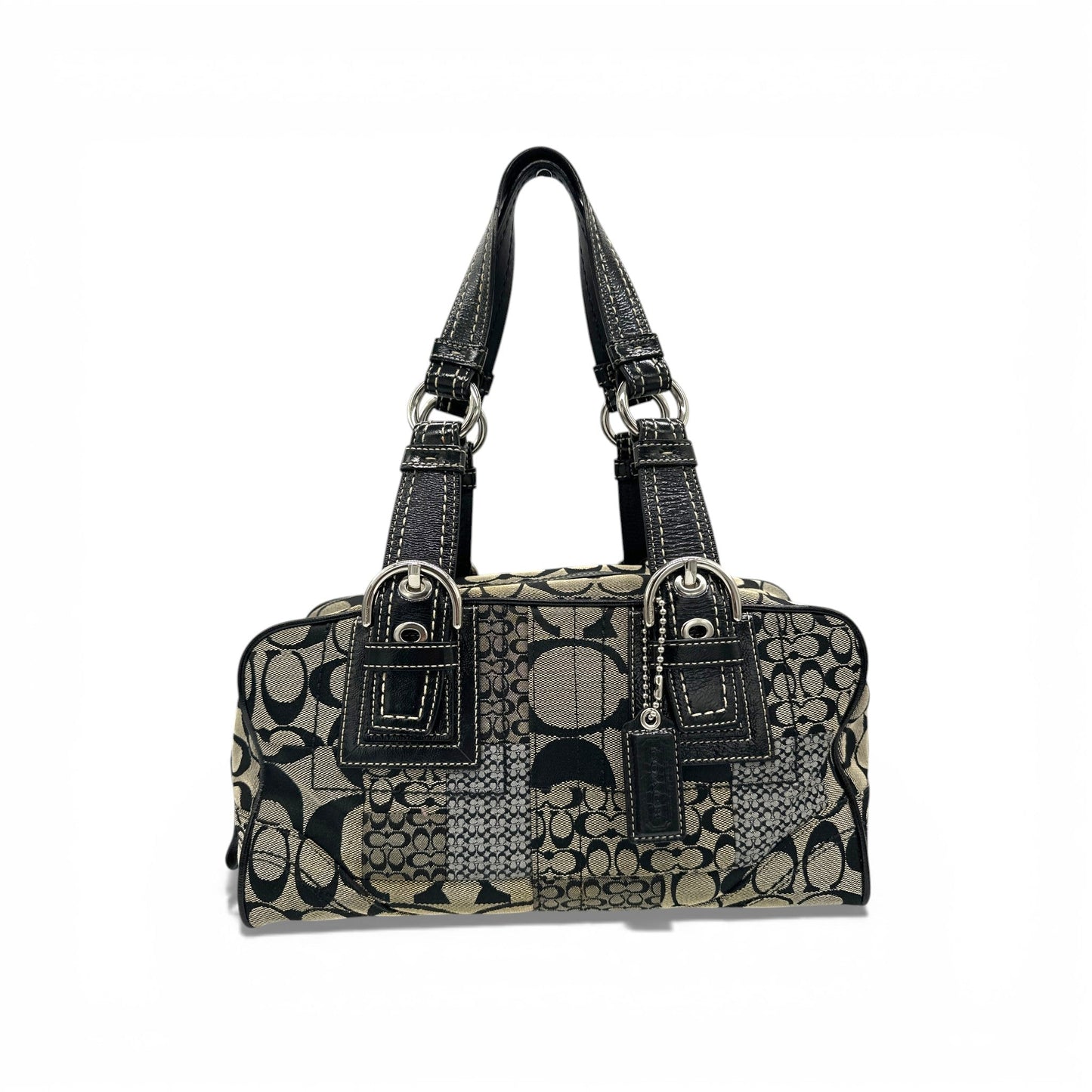 Vintage Coach F12317 Boston Patchwork Shoulder Bag - Thanks it's Vintage