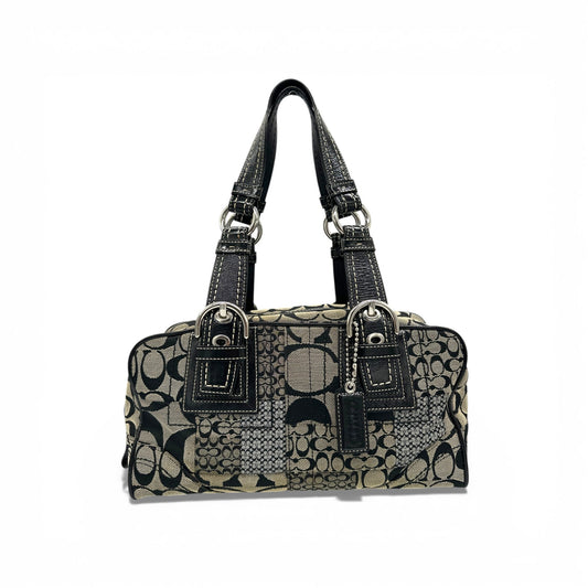 Vintage Coach F12317 Boston Patchwork Shoulder Bag - Thanks it's Vintage