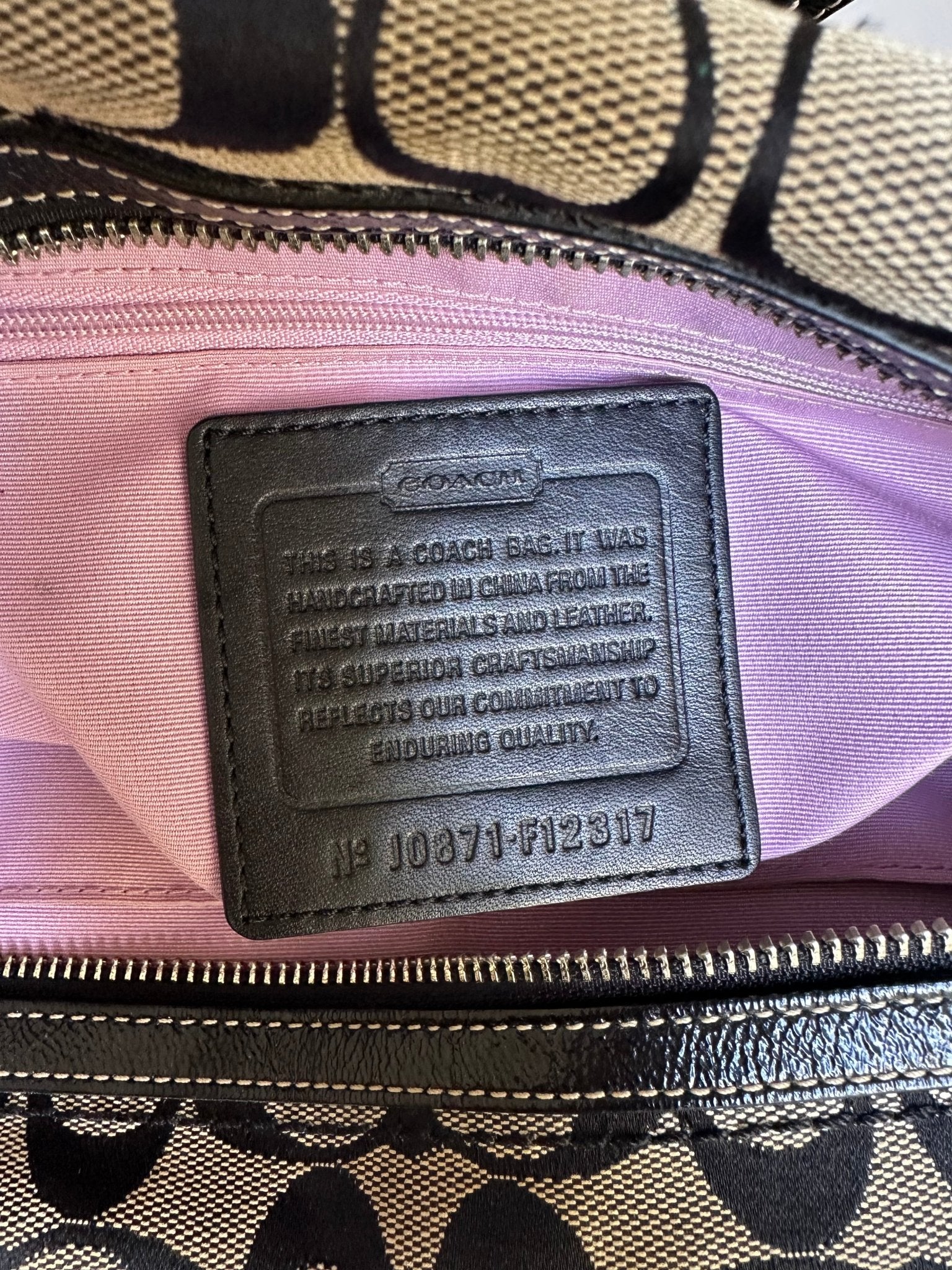 Vintage Coach F12317 Boston Patchwork Shoulder Bag - Thanks it's Vintage