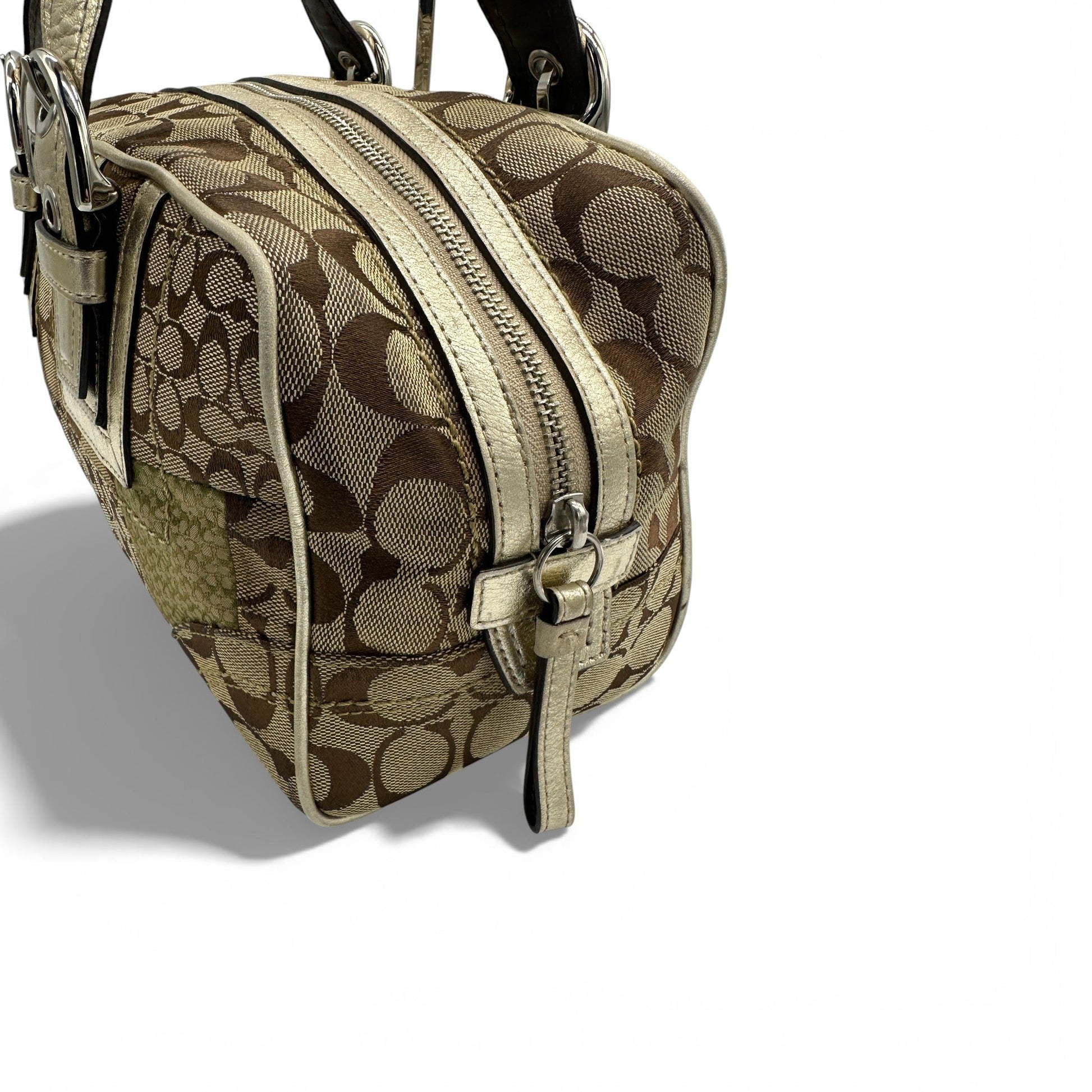 Vintage Coach F12317 Patchwork Soho Mini Boston Shoulder Bag - Thanks it's Vintage