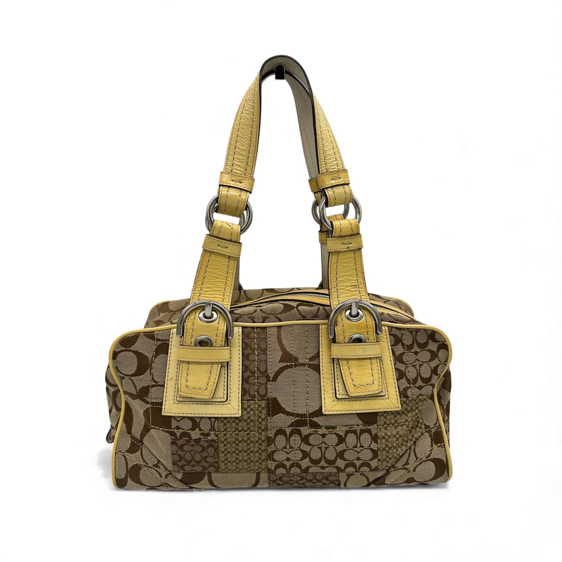 Vintage Coach F12317 Patchwork Soho Mini Boston Shoulder Bag - Thanks it's Vintage