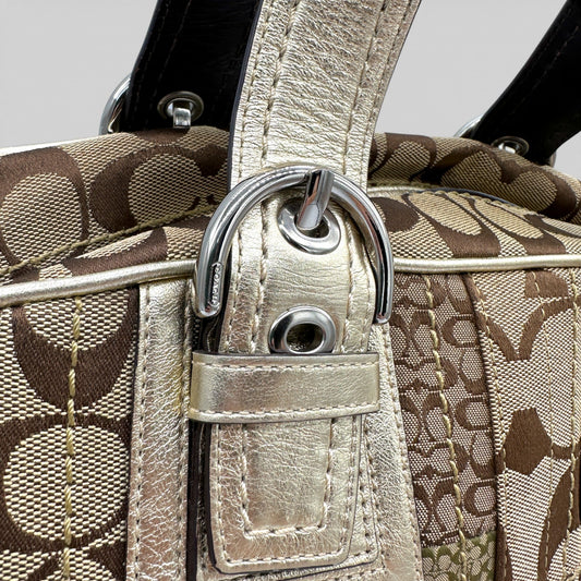 Vintage Coach F12317 Patchwork Soho Mini Boston Shoulder Bag - Thanks it's Vintage