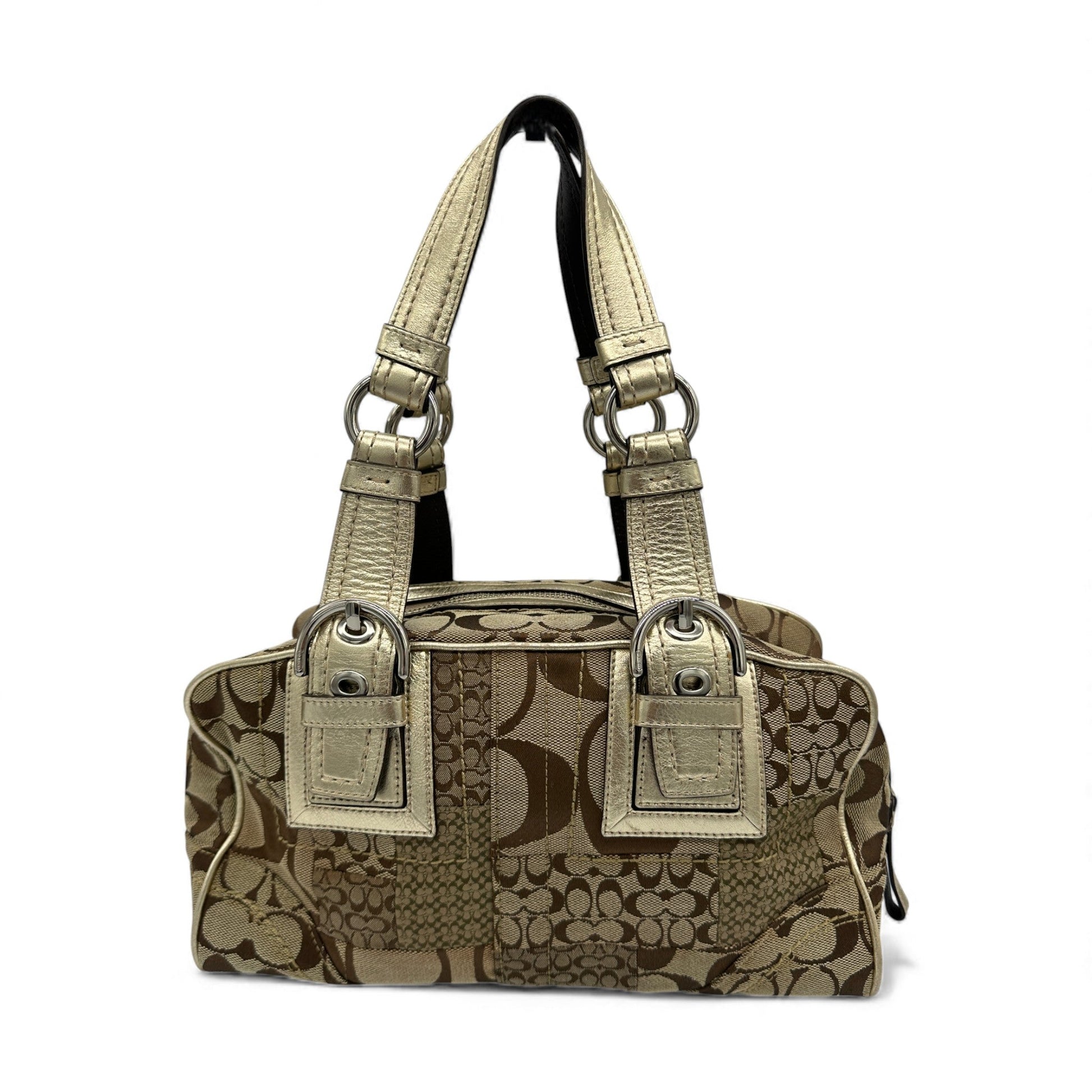 Vintage Coach F12317 Patchwork Soho Mini Boston Shoulder Bag - Thanks it's Vintage