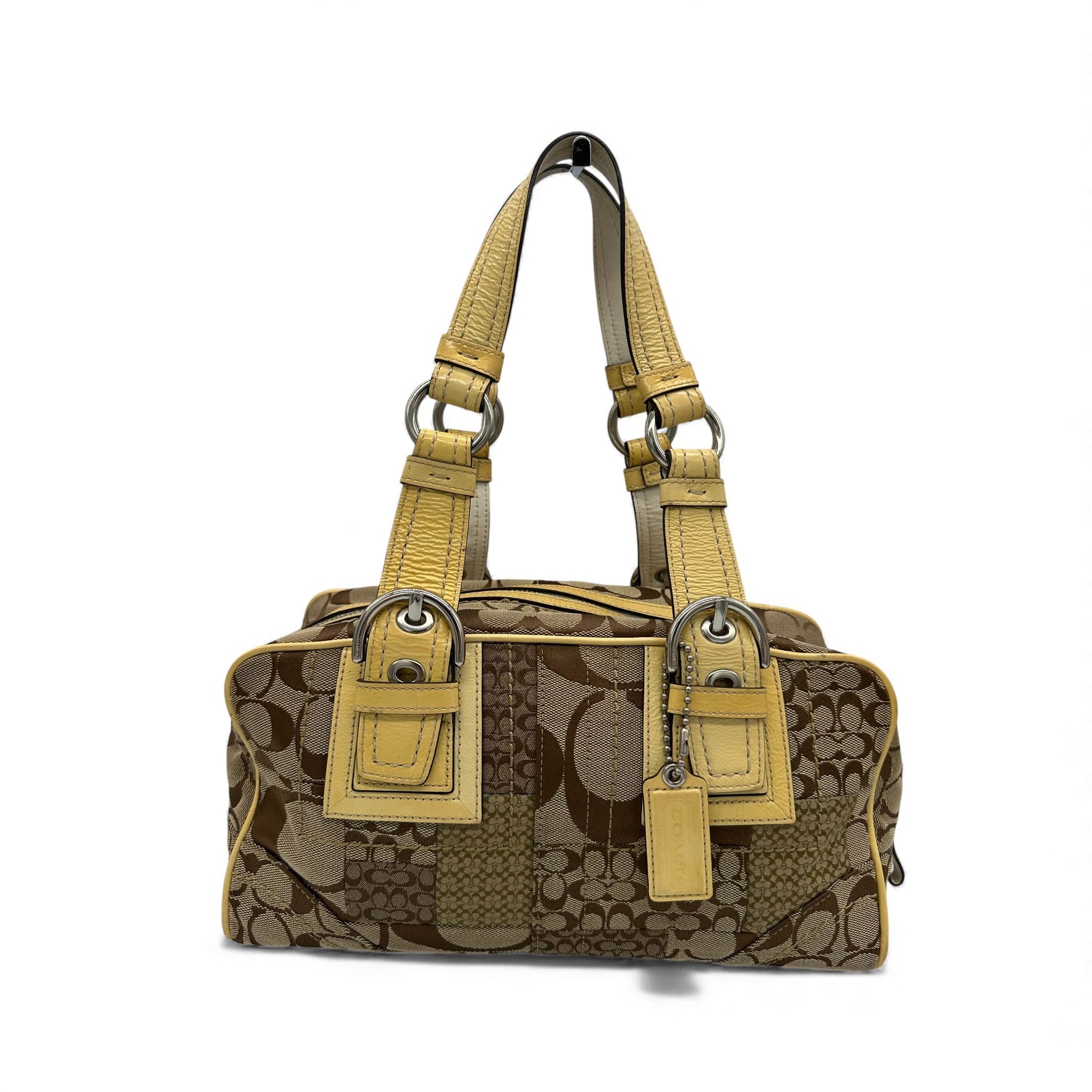 Vintage Coach F12317 Patchwork Soho Mini Boston Shoulder Bag - Thanks it's Vintage