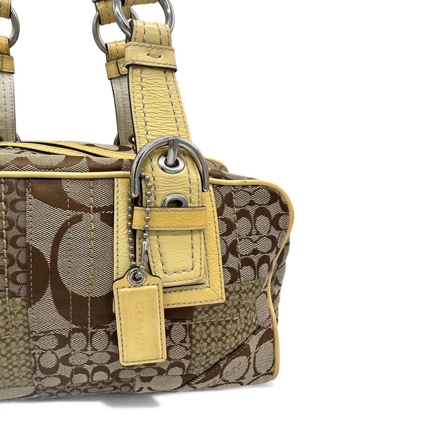 Vintage Coach F12317 Patchwork Soho Mini Boston Shoulder Bag - Thanks it's Vintage